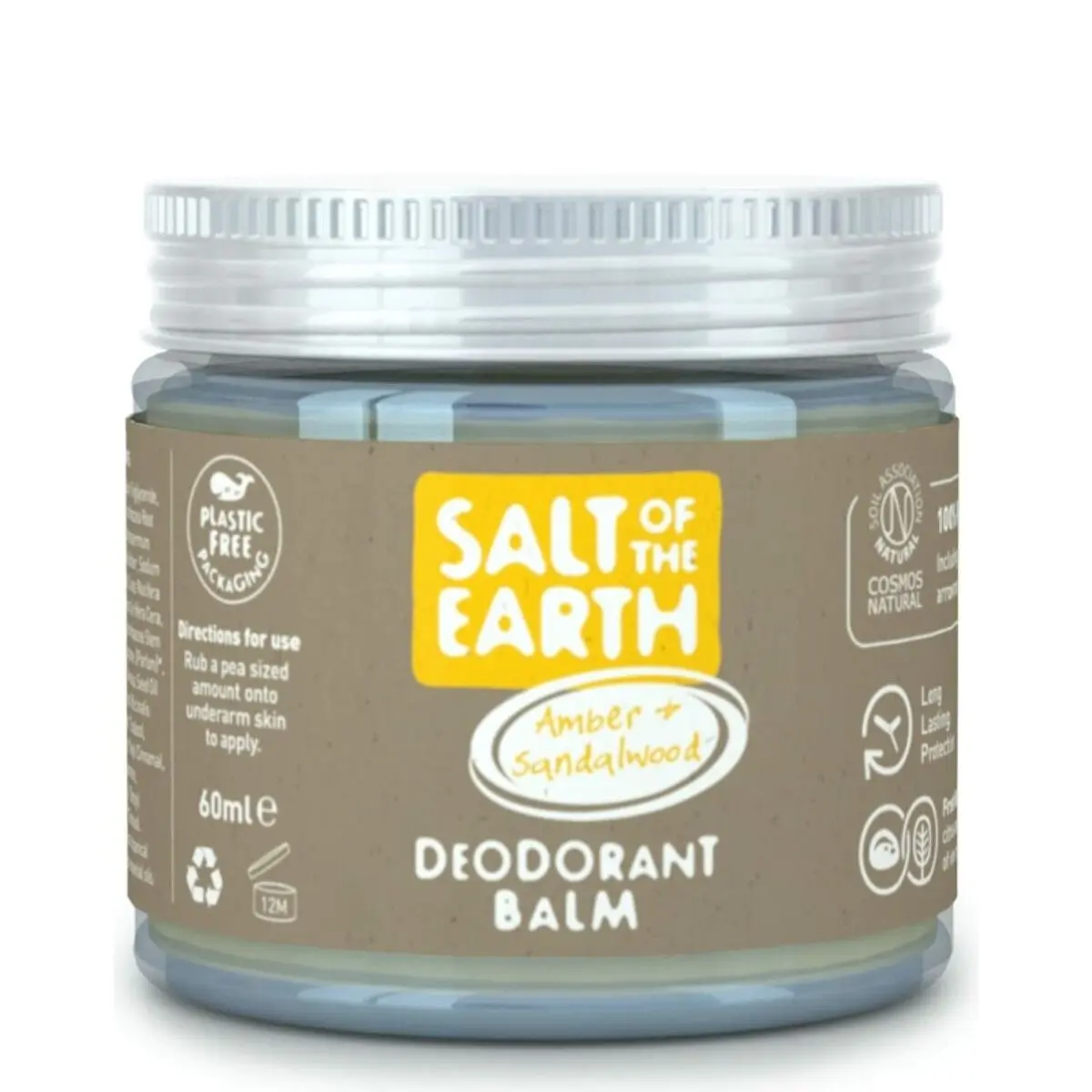 Deodorante Salt Of The Earth 60 g Balsamo Sandalo Ambra