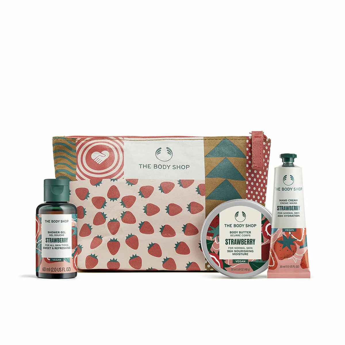 Set Cosmetica The Body Shop   Fragola 4 Pezzi