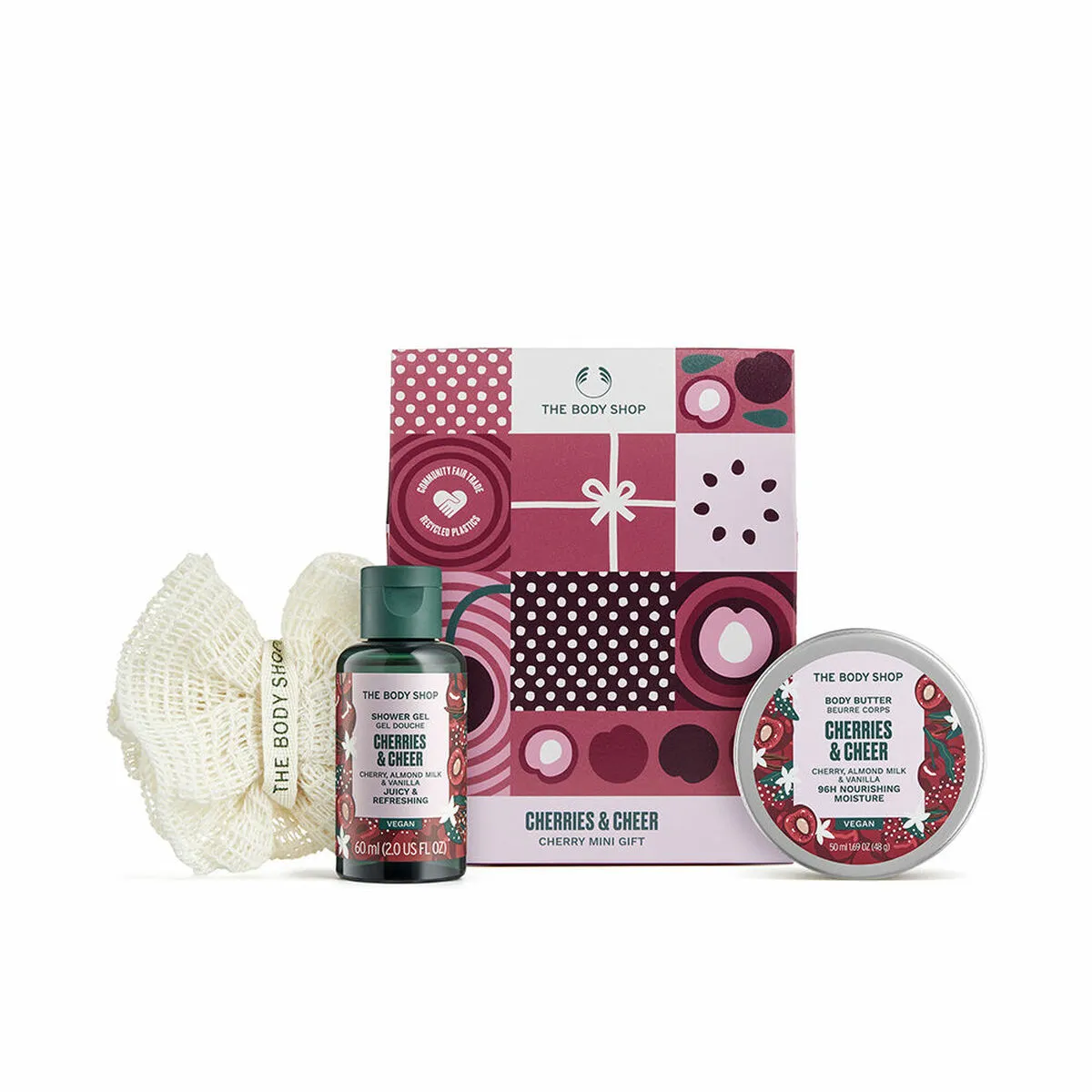 Set Cosmetica The Body Shop Cherries & Cheer 3 Pezzi