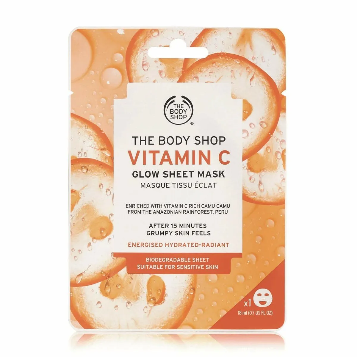 Maschera di tessuto The Body Shop Vitamin C 18 ml