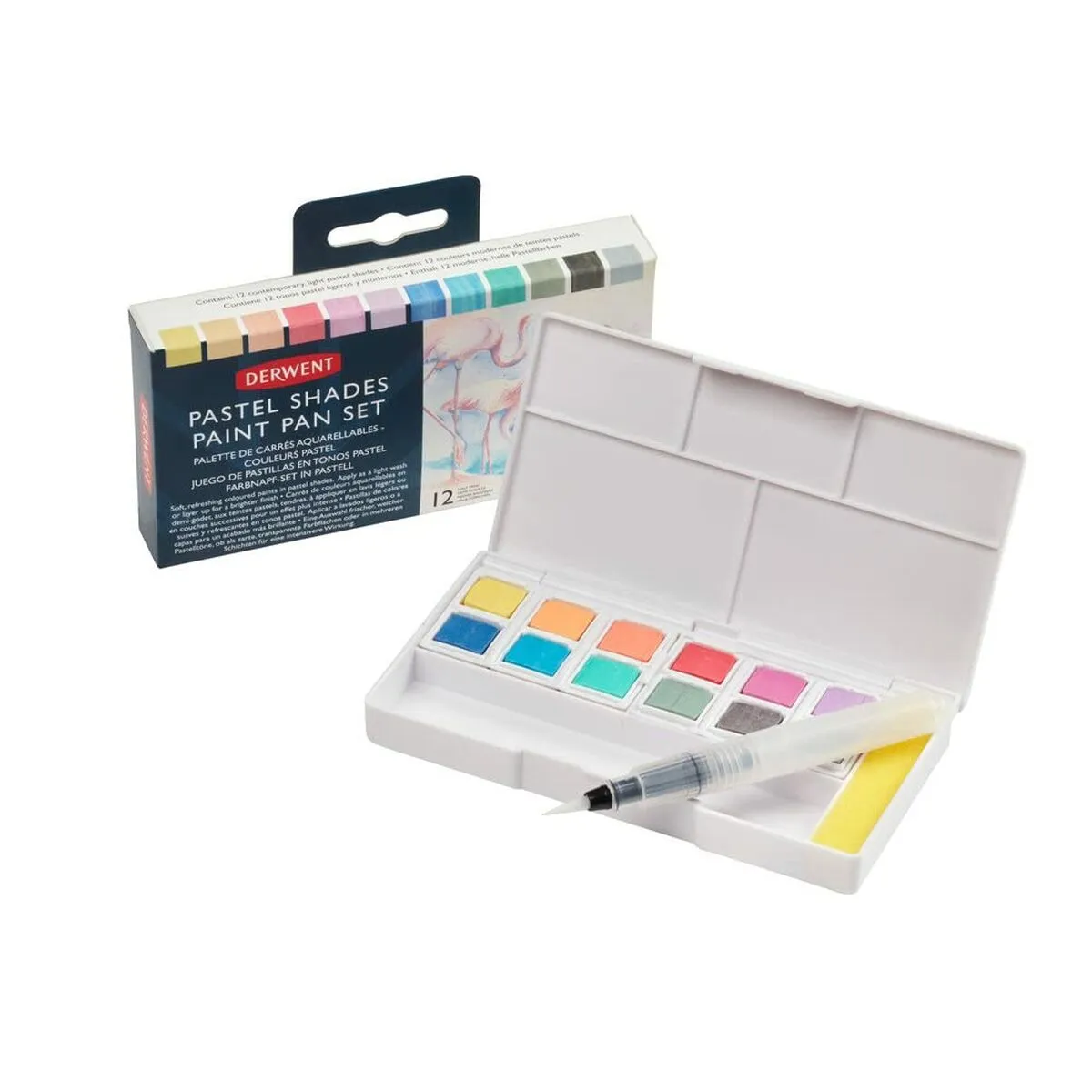 Set per Pittura ad Acquarello DERWENT 12 colori