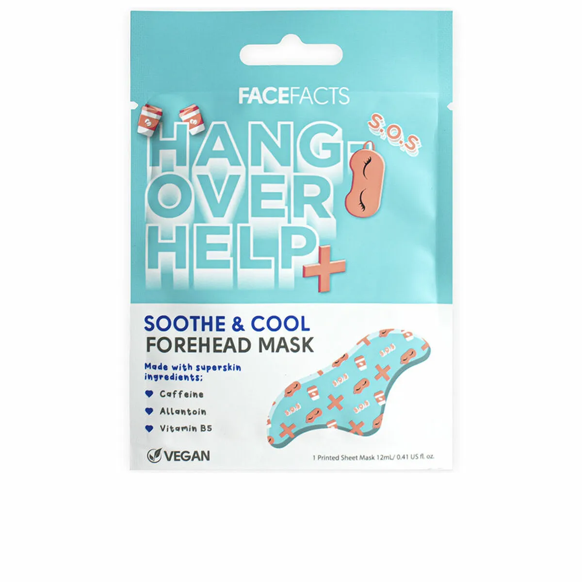 Maschera Viso Face Facts Hangover Help+ 12 ml