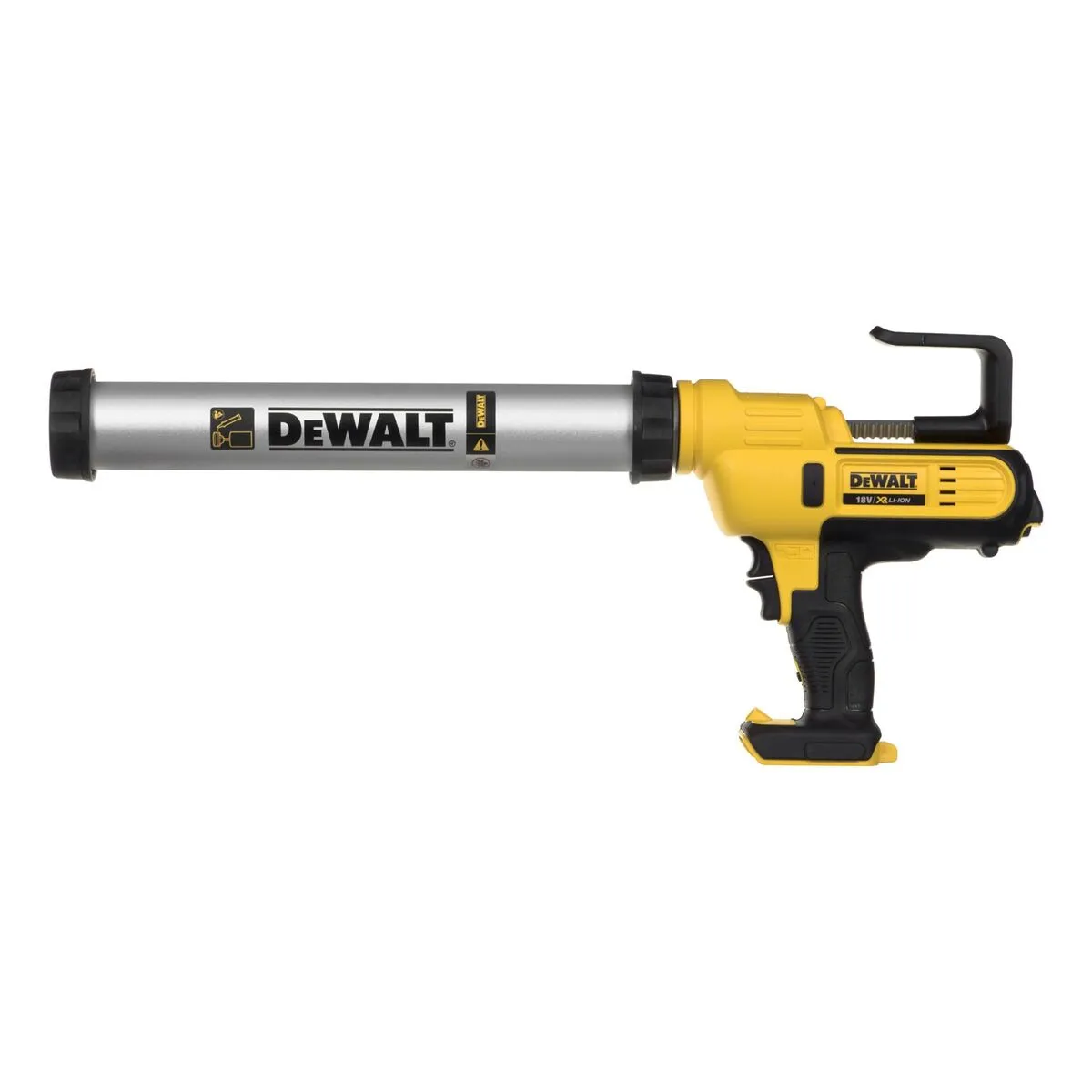 Pistola in silicone Dewalt DCE580N-XJ Nero Giallo/Nero Metallo 1 Pezzi