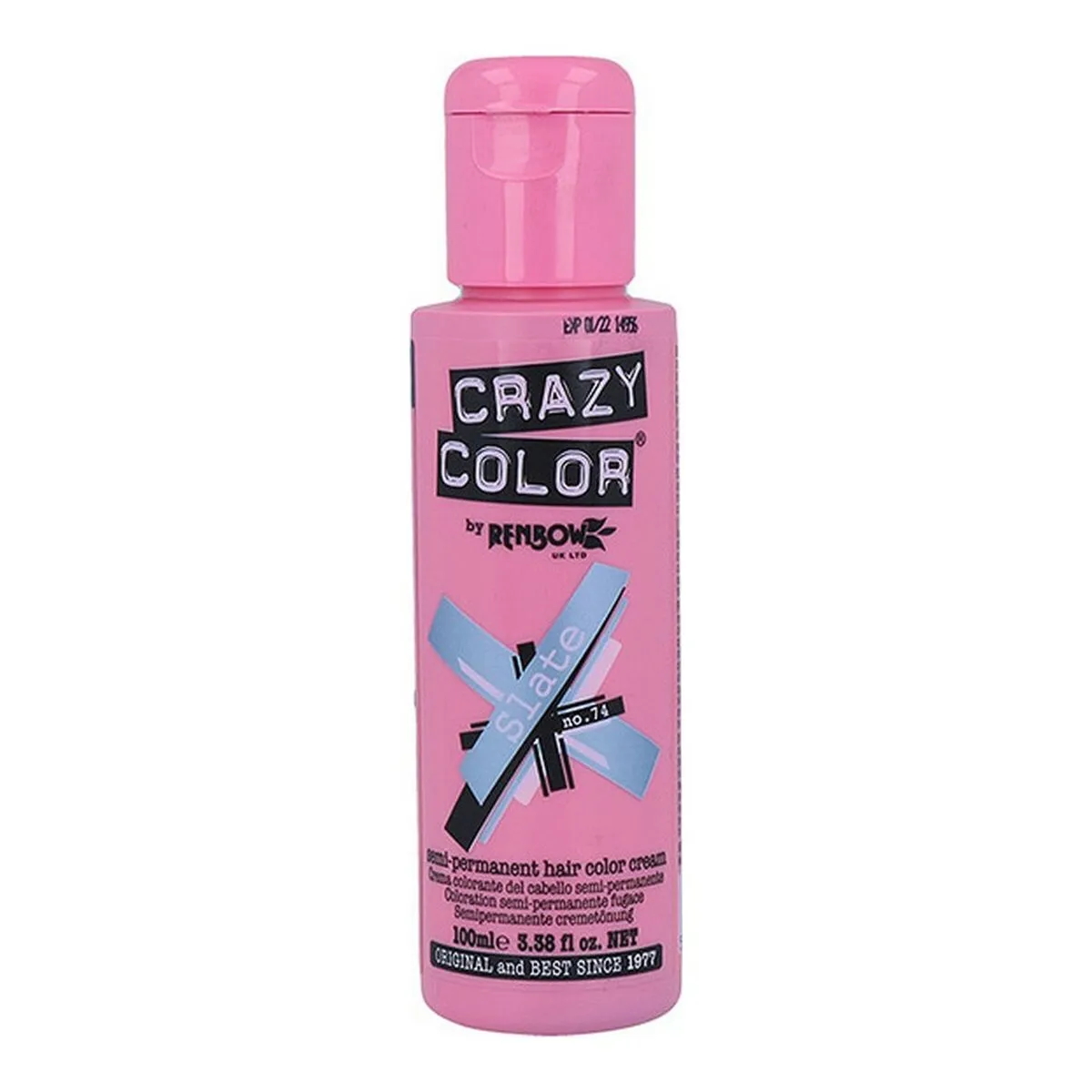 Tintura Semipermanente Slate Crazy Color Nº 74 (100 ml)