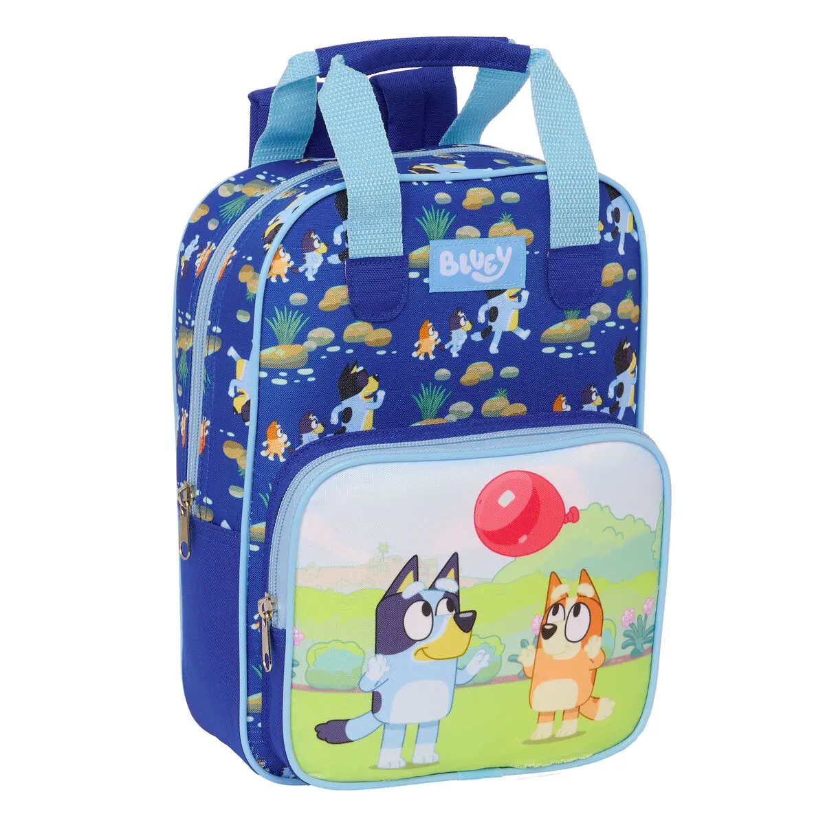 Zaino Scuola Bluey Blu Marino 20 x 28 x 8 cm