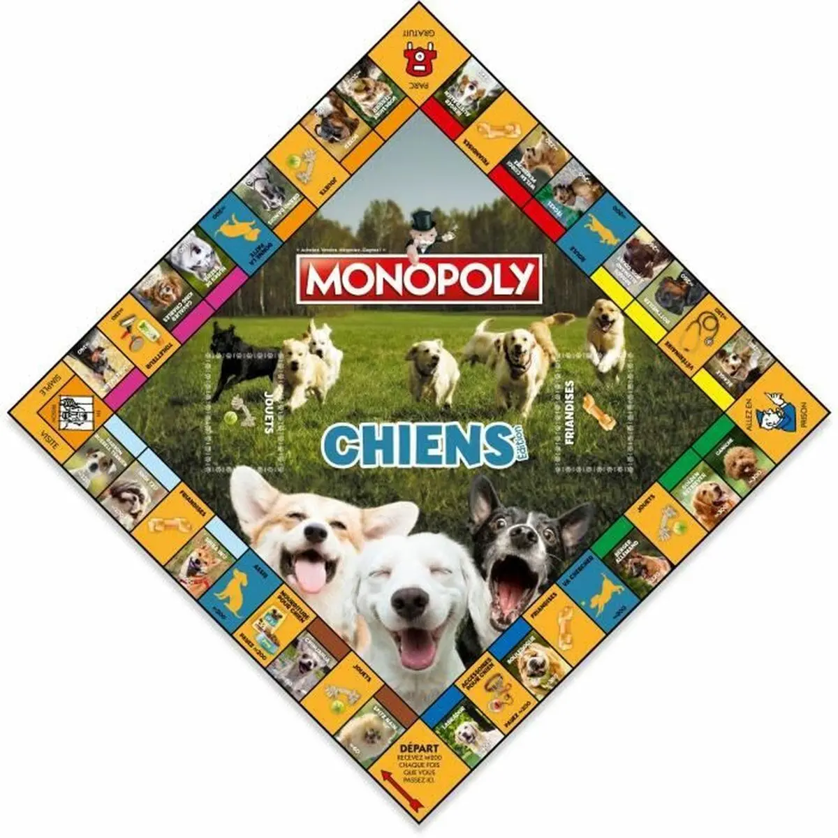 Gioco da Tavolo Winning Moves Monopoly Chiens