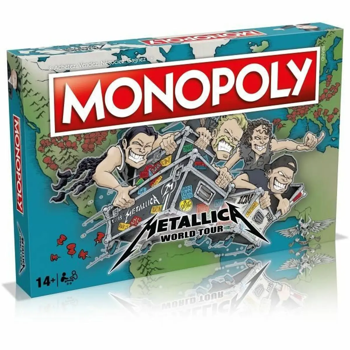 Gioco da Tavolo Winning Moves Monopoly Metallica