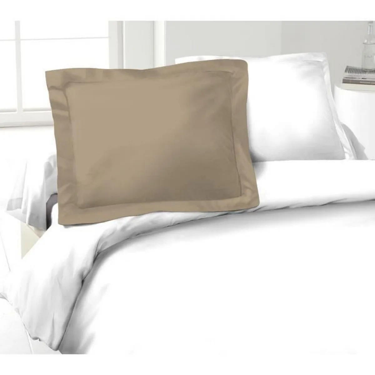 Federa Lovely Home 100 % cotone Beige 50 x 70 cm (2 Unità)