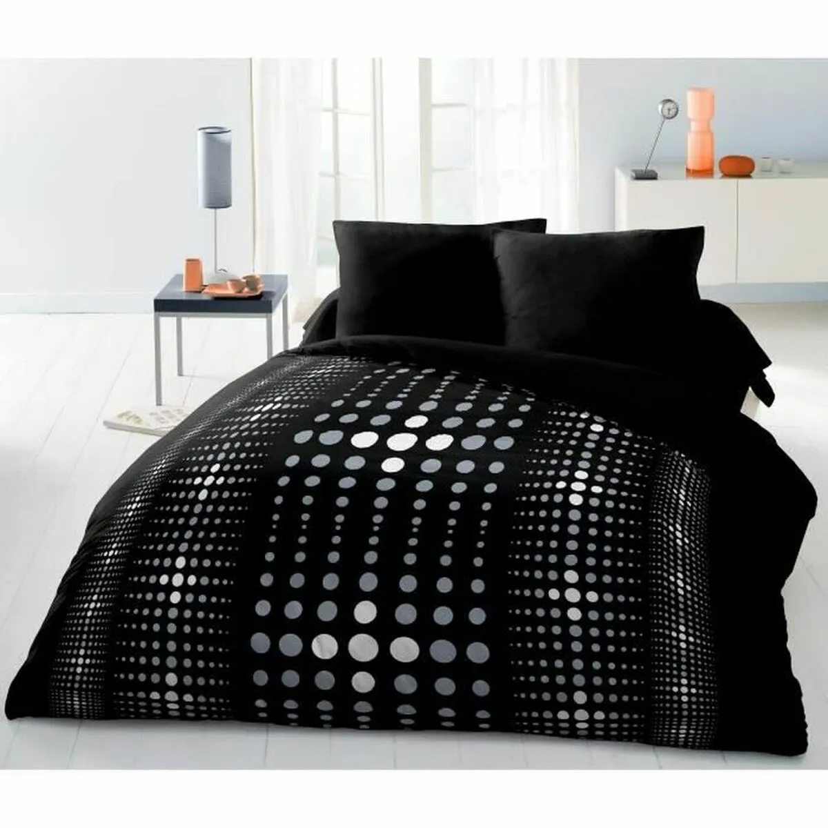 Copripiumino HOME LINGE PASSION Steevy Nero 220 x 240 cm