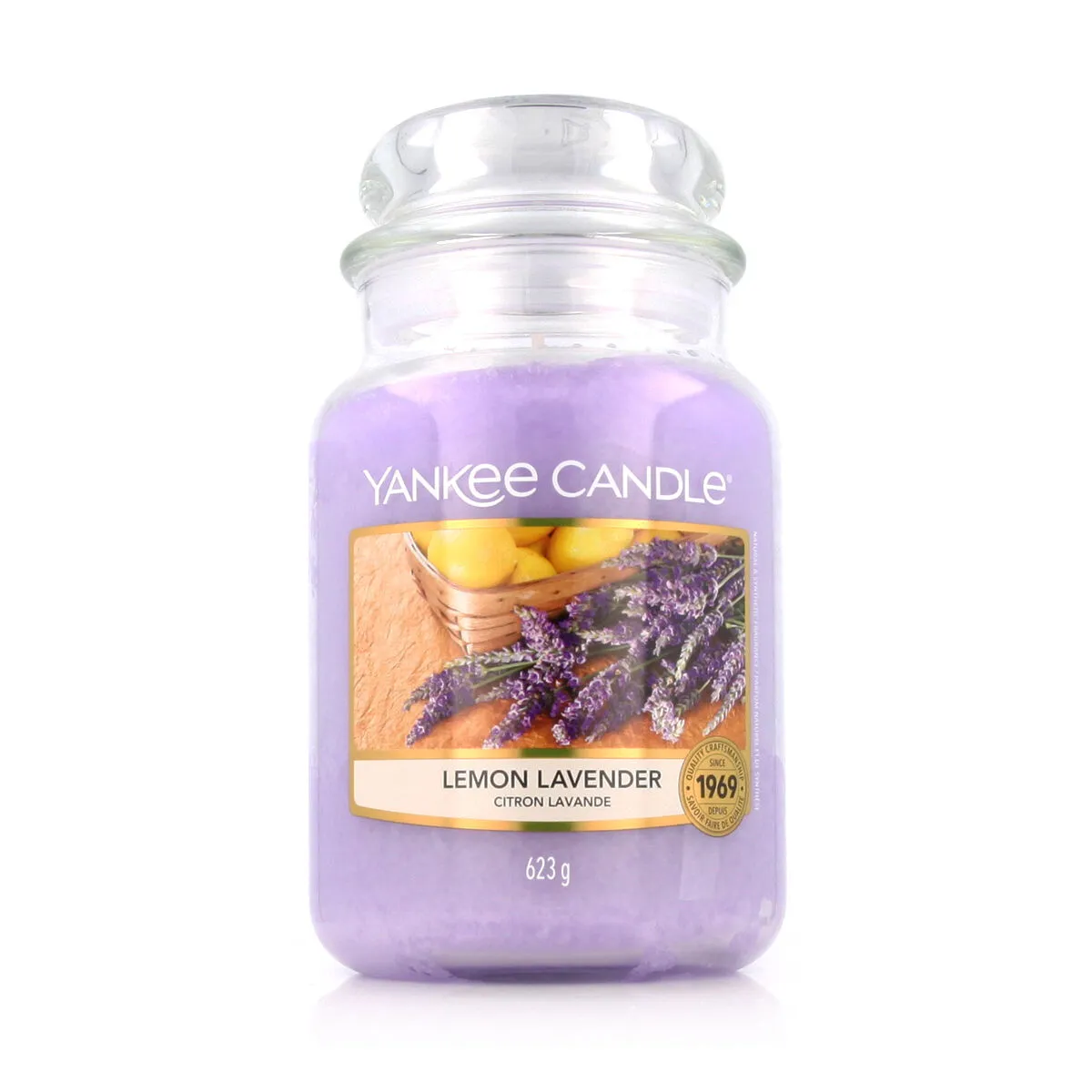 Candela Profumata Yankee Candle Lemon Lavender 623 g