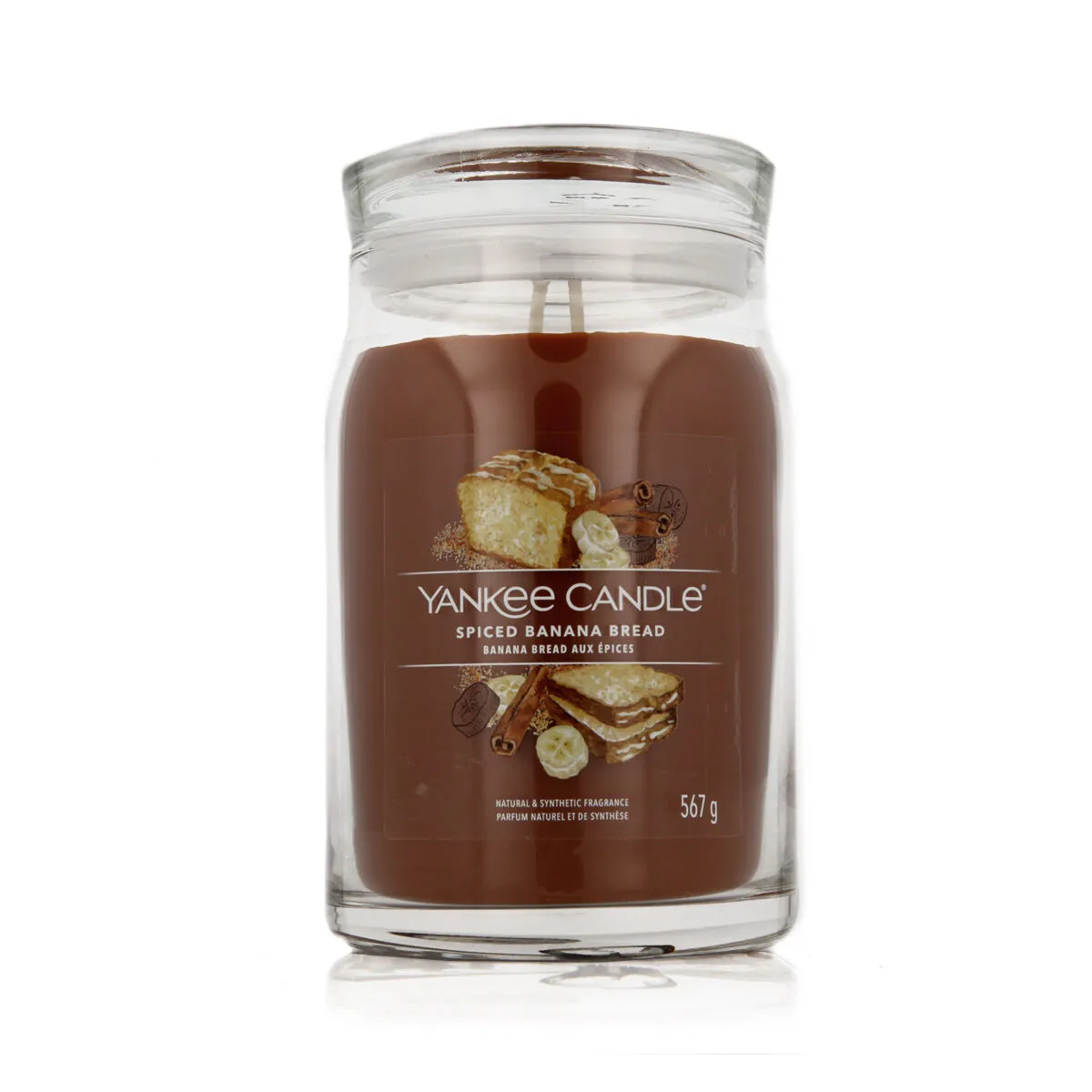 Candela Profumata Yankee Candle Signature Large Jar Spiced Banana Bread 567 g