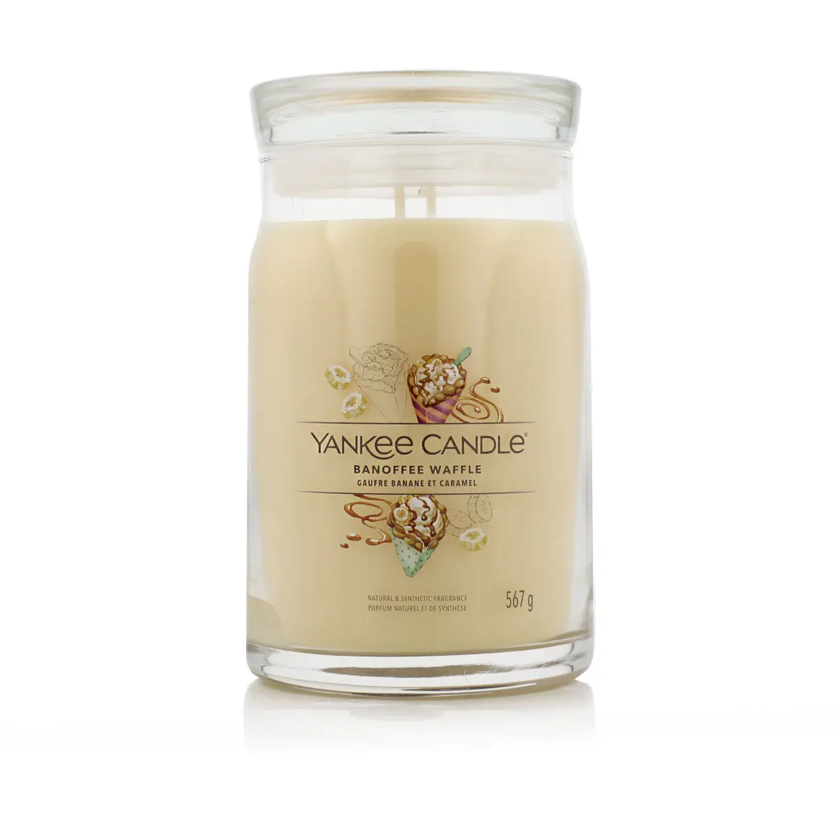 Candela Profumata Yankee Candle Banoffee Waffle 567 g