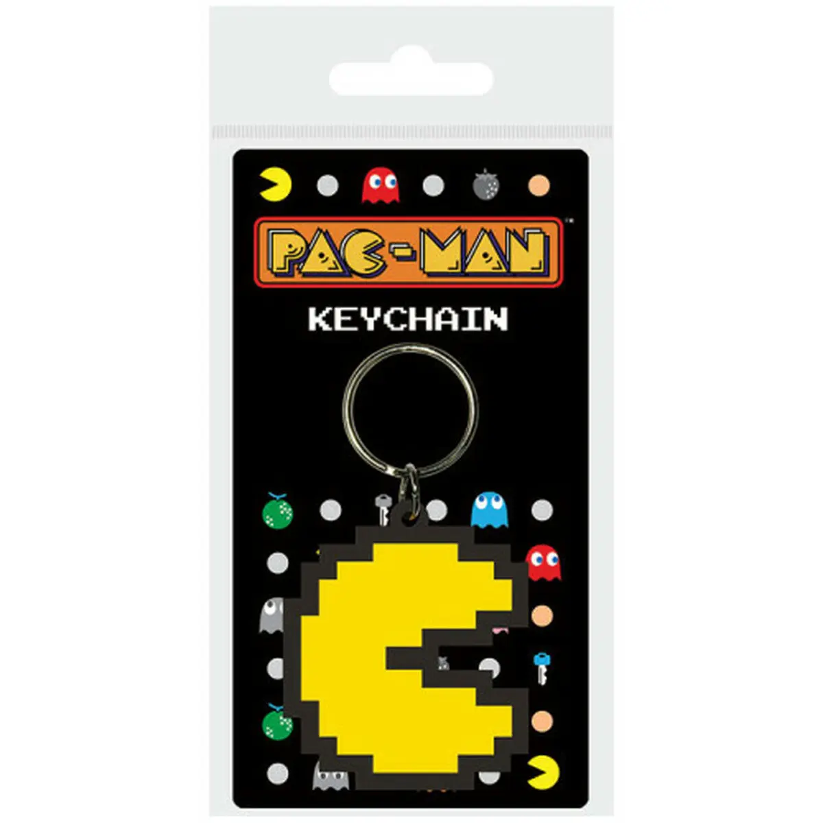 Portachiavi Pac-Man PIXEL 6 cm Giallo