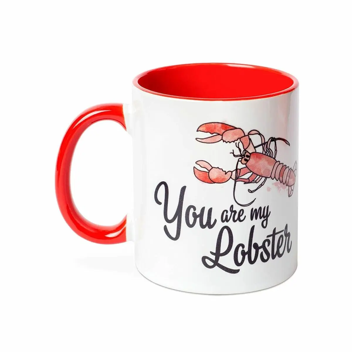 Tazza Mug Friends You Are My Lobster Bianco Rosso 315 ml