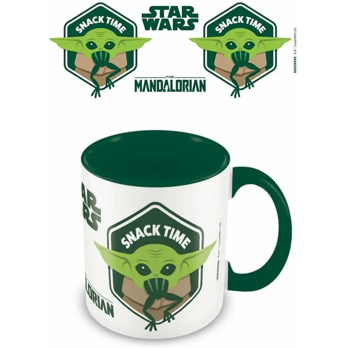 Tazza Mug The Mandalorian SNACK TIME Bianco 325 ml