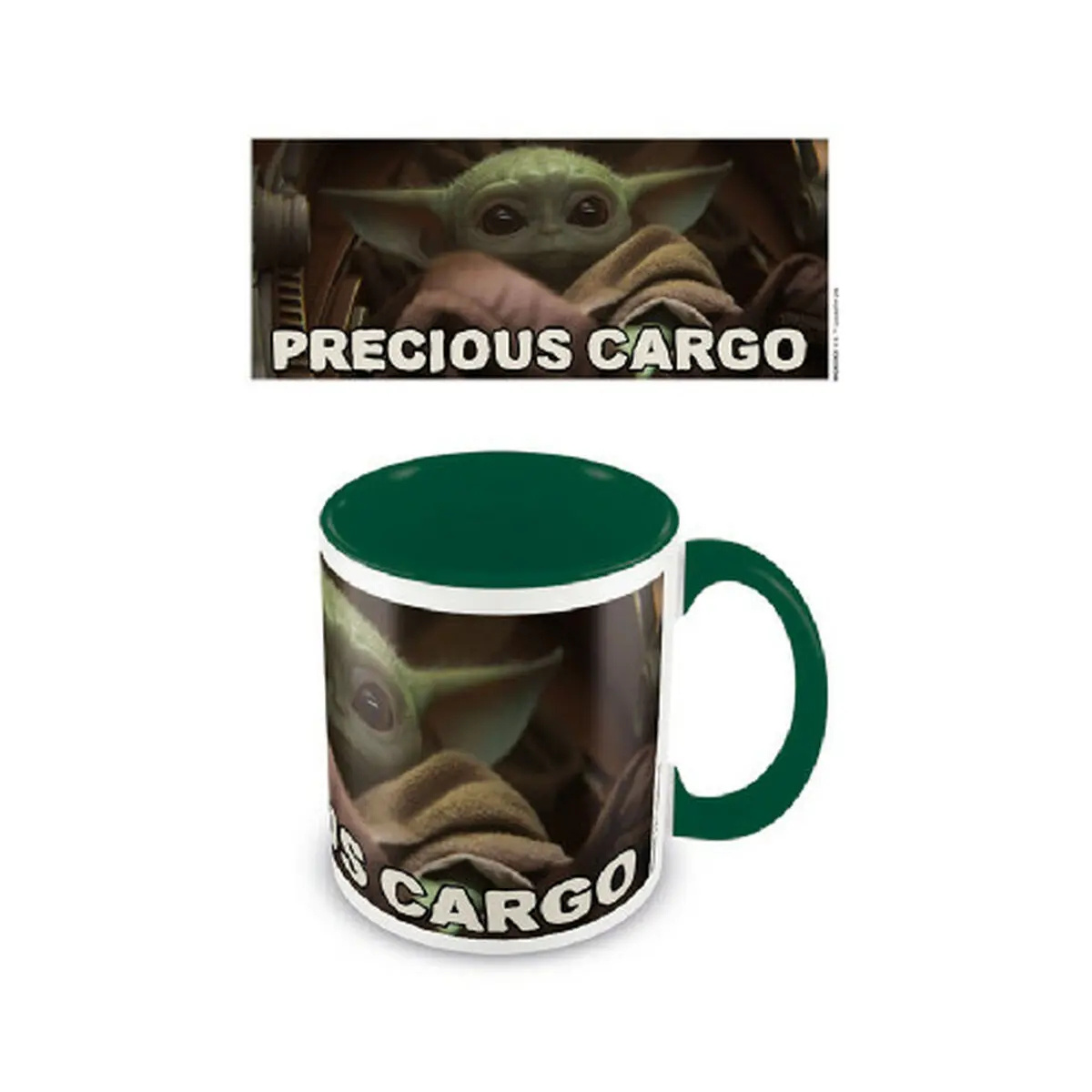 Tazza Mug The Mandalorian Precious Cargo Bianco 315 ml