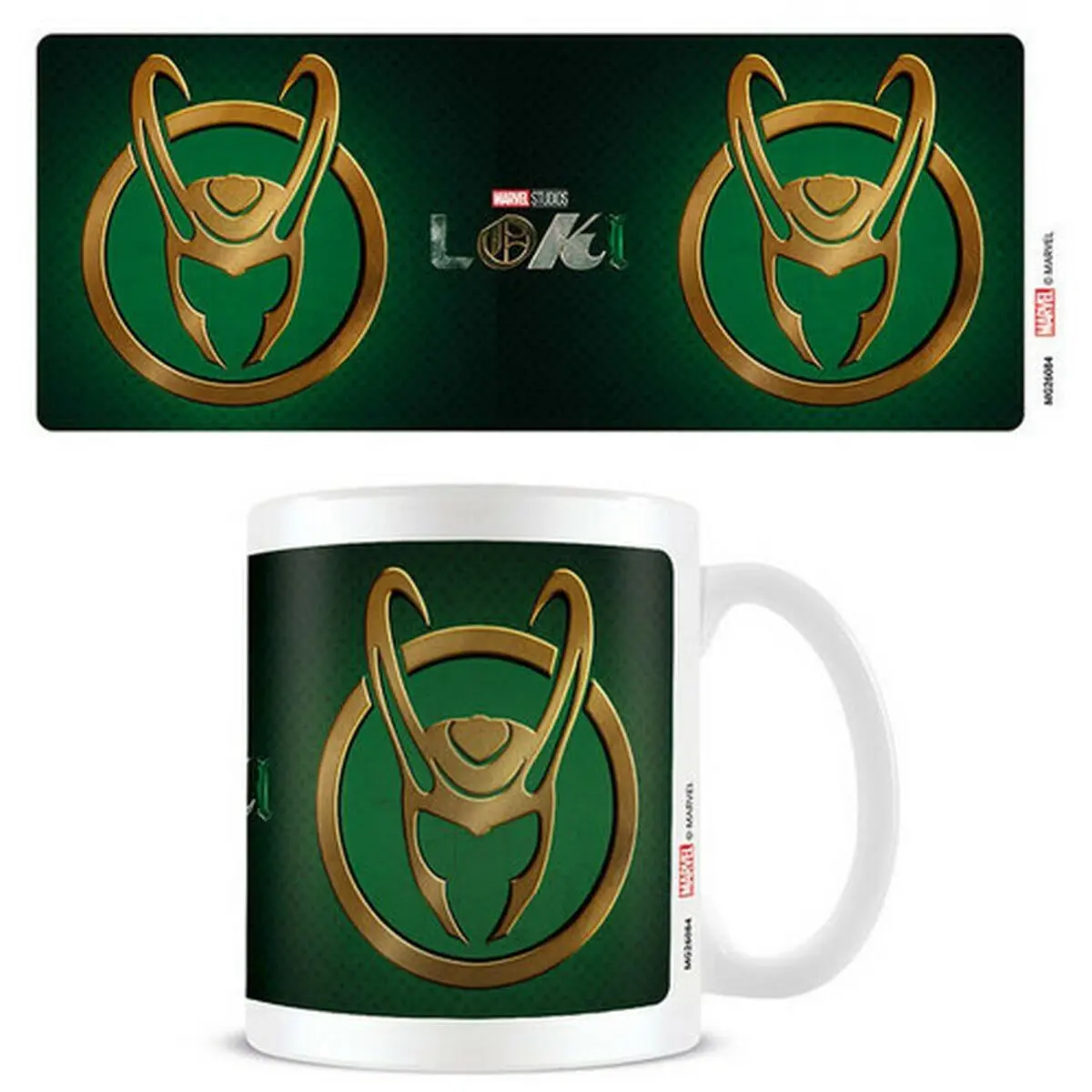 Tazza Mug Loki MG26084 Bianco Verde 315 ml