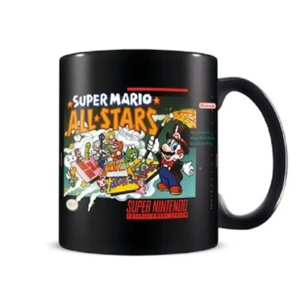 Tazza Mug Super Mario All-Stars Nero 325 ml