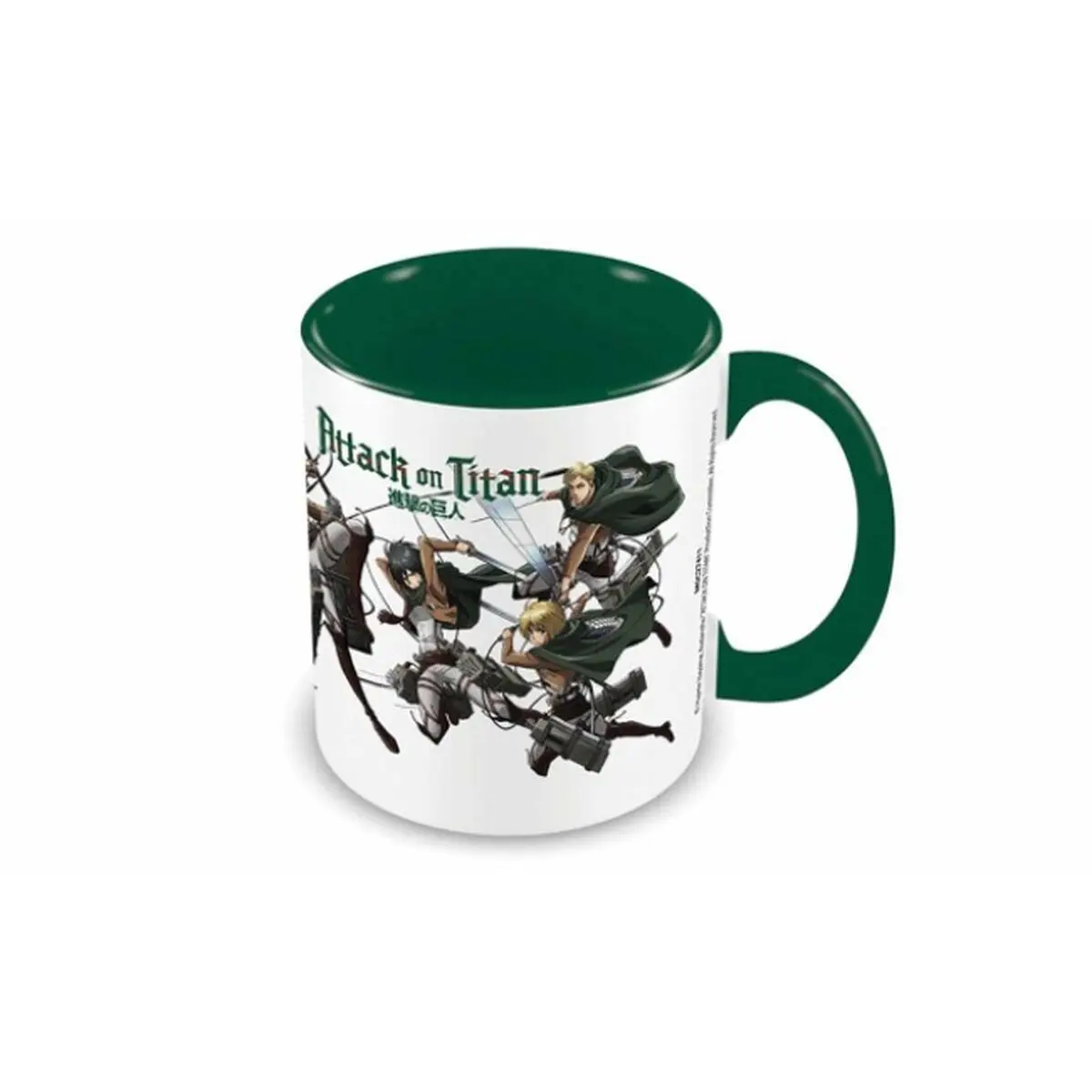 Tazza Mug Attack on Titan MGC27411 Bianco Verde 315 ml