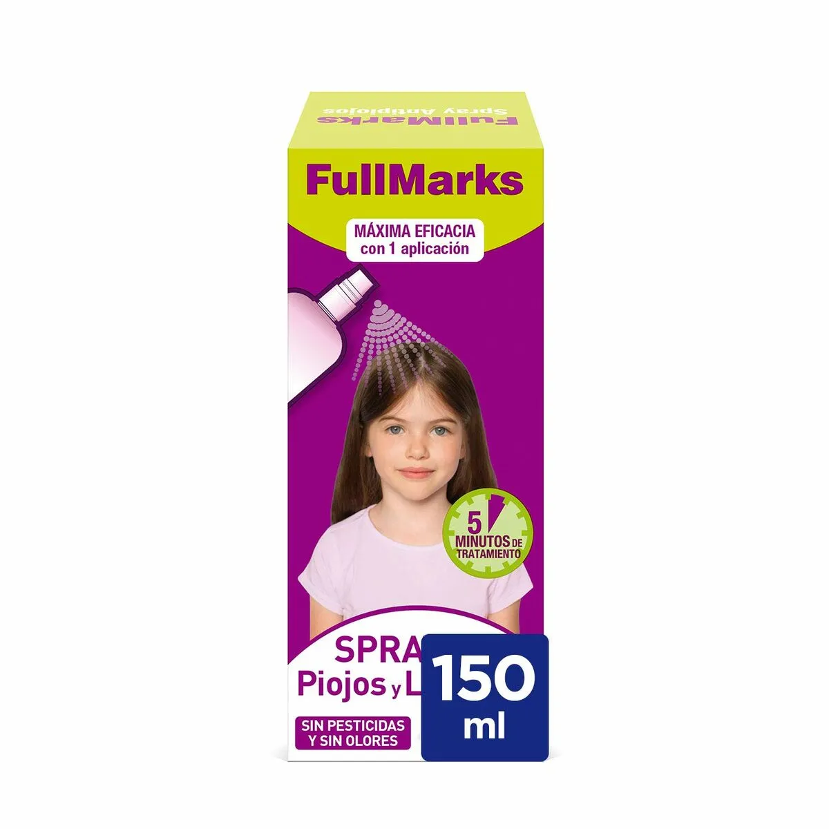 Lozione Contro i Pidocchi Fullmarks Spray 150 ml