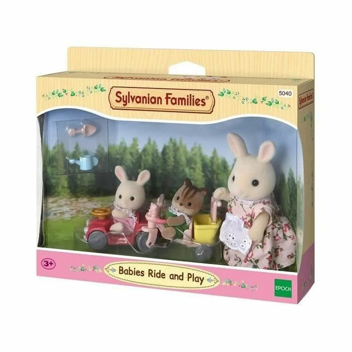 Personaggi d'Azione Sylvanian Families Babies Ride and Play