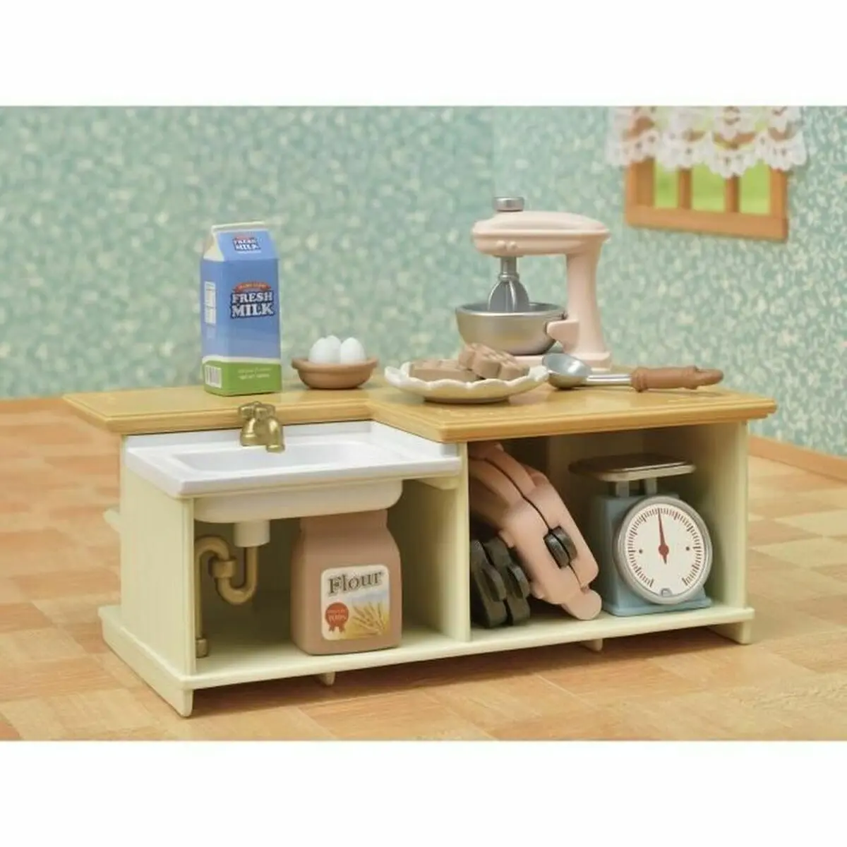 Personaggi d'Azione Sylvanian Families 5442  SYLVANIAN FAMILIES Kitchen land