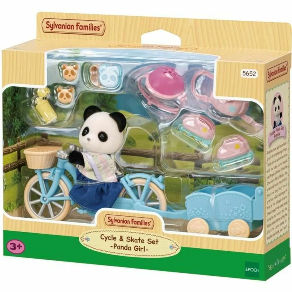 Bambola Sylvanian Families Cycle & Skate Set Personaggi d'Azione