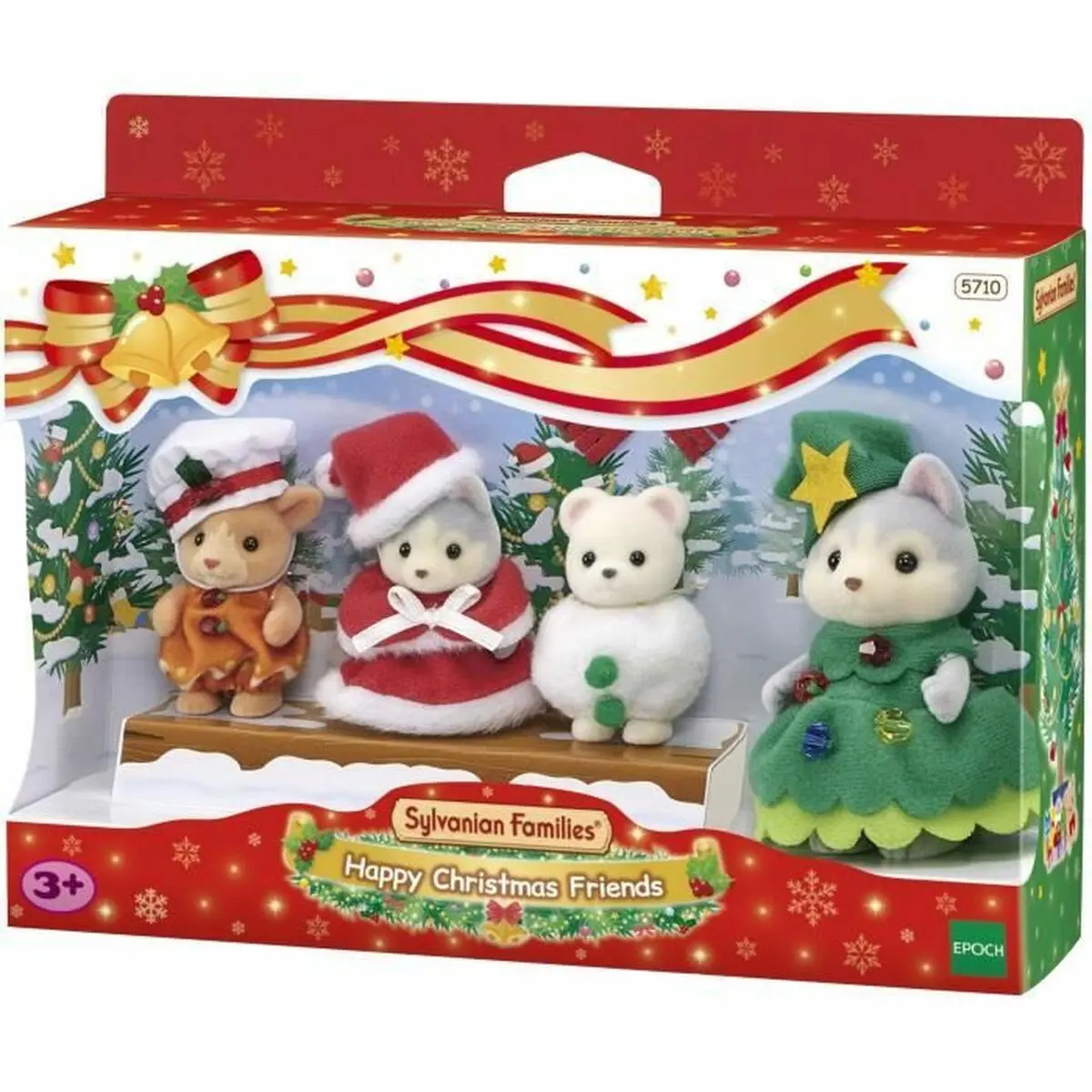 Accessori per Casa delle Bambole Sylvanian Families Happy ChristmaS Friends