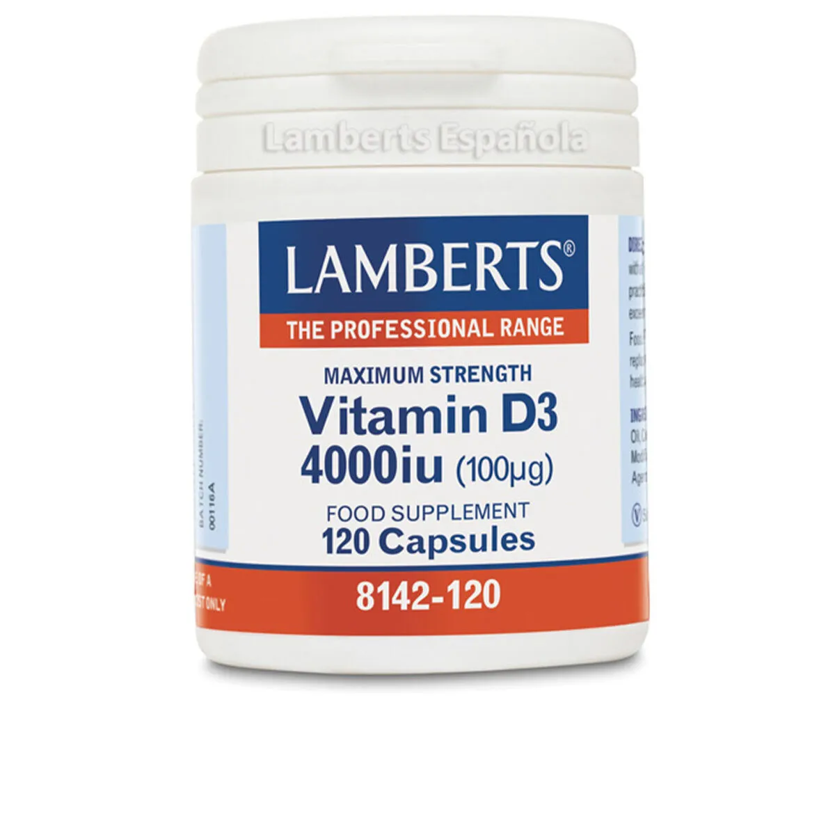 Capsule Lamberts Vitamina D3 (120 uds)