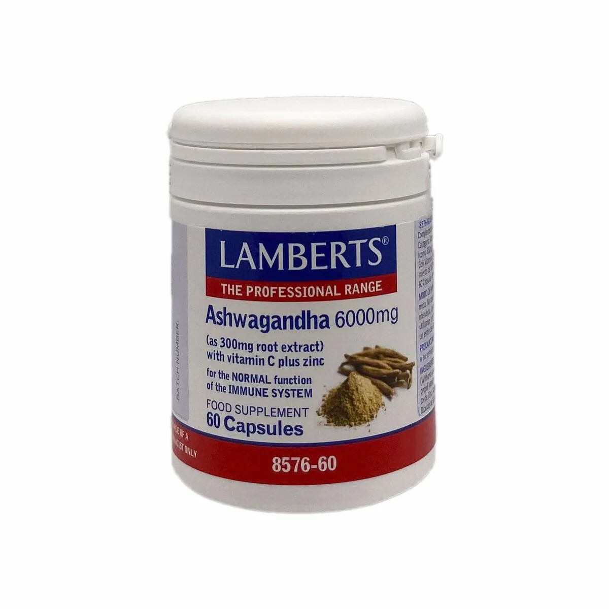 Integratore Alimentare Lamberts Ashwagandha 60 Unità