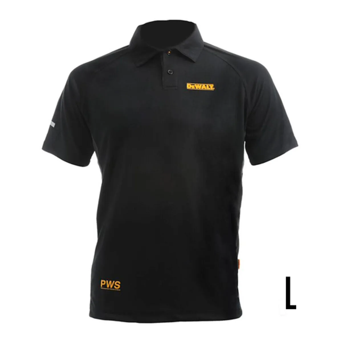 Polo a Maniche Corte Dewalt L Nero