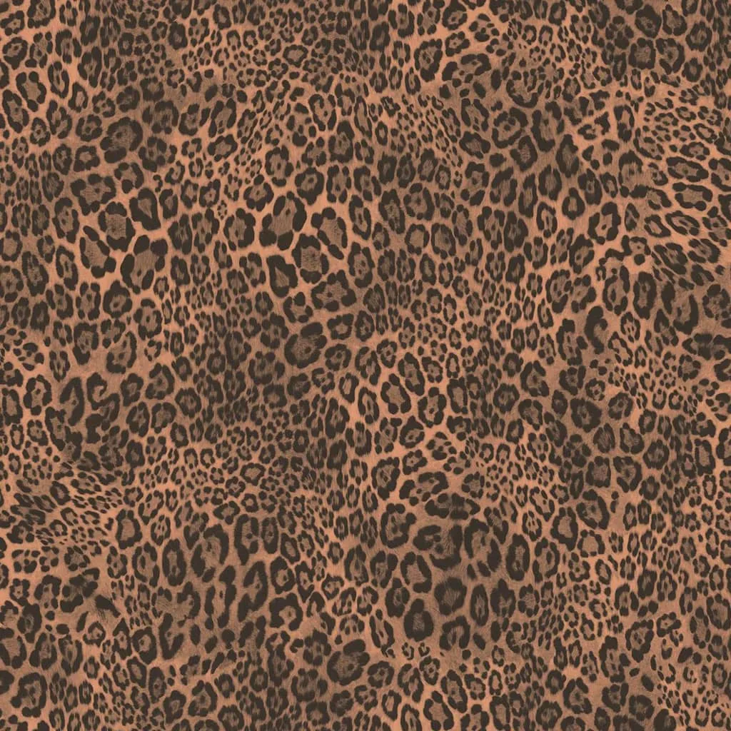 Noordwand Carta da Parati Leopard Print Marrone