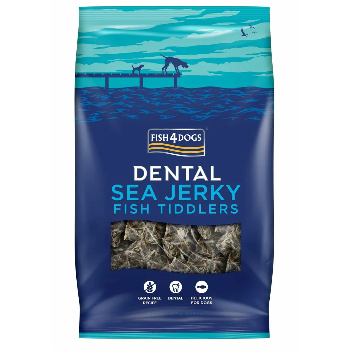 Snack per Cani FISH4DOGS Sea Jerky Fish