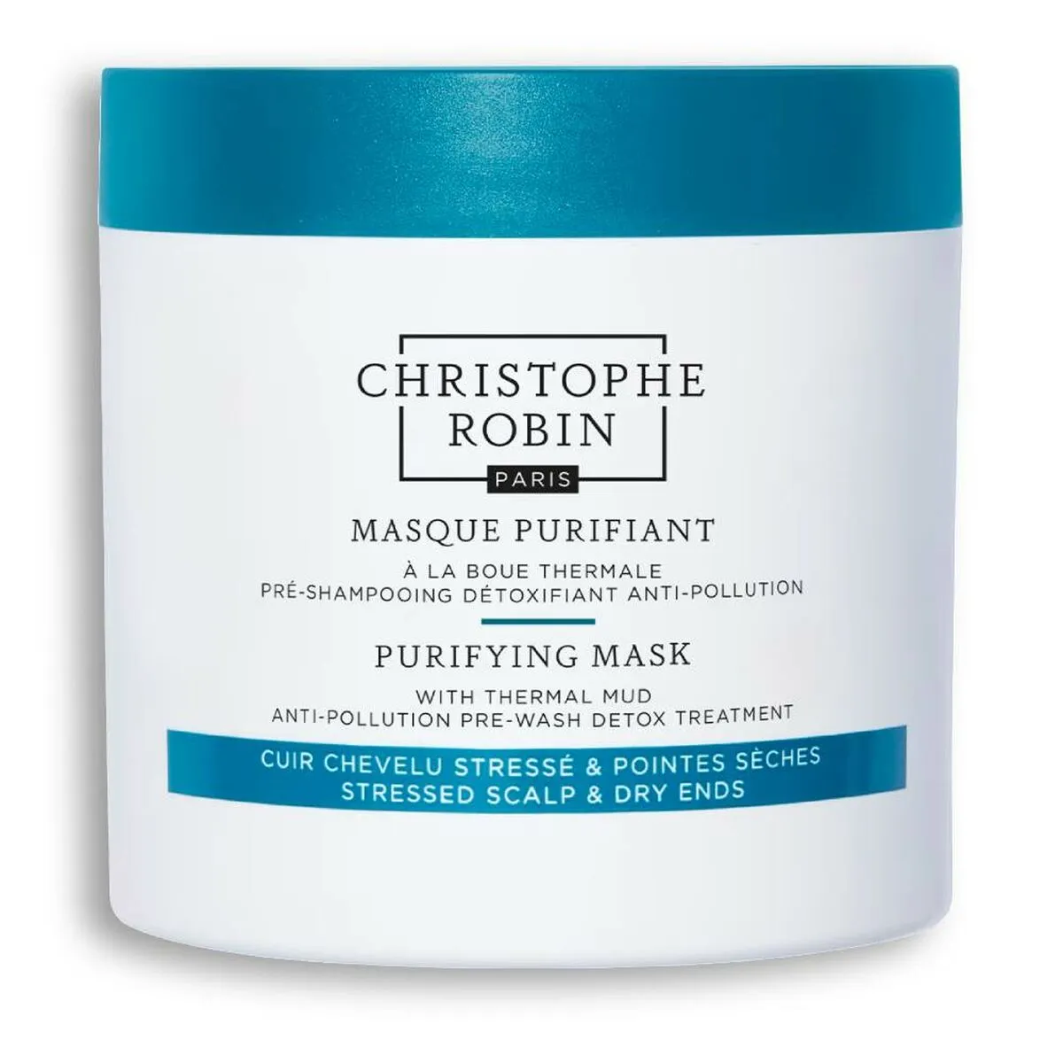 Maschera per Capelli Christophe Robin Purifying Mud 250 ml