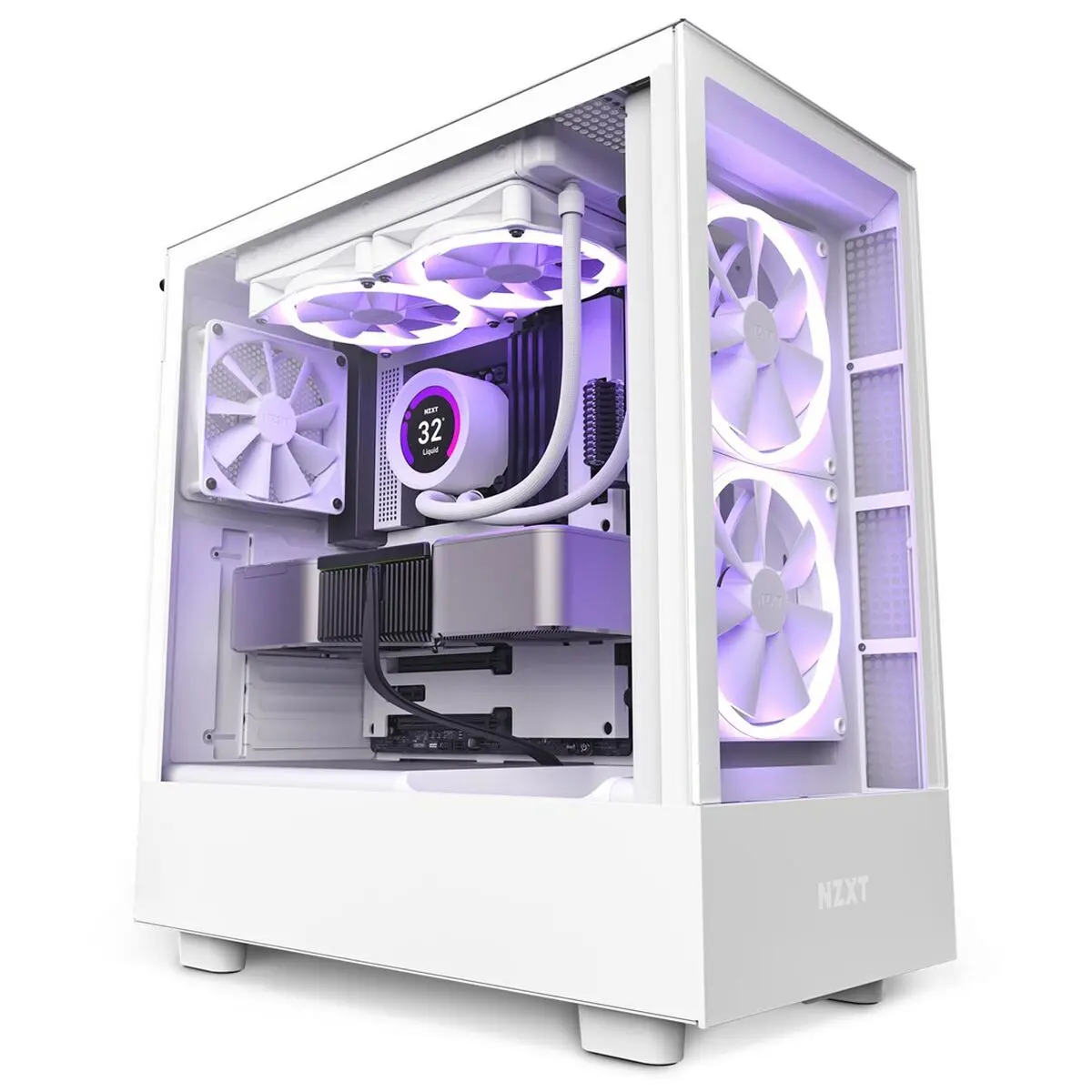 Case computer desktop ATX NZXT CC-H51EW-01 Bianco