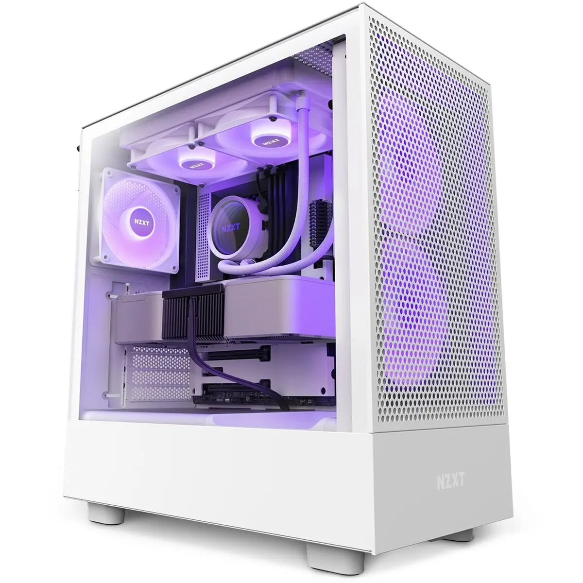 Case computer desktop ATX NZXT CC-H51FW-R1 Bianco