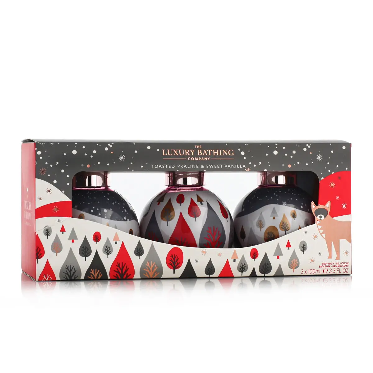 Set da Bagno Grace Cole England Toasted Praline & Sweet Vanilla 3 Pezzi