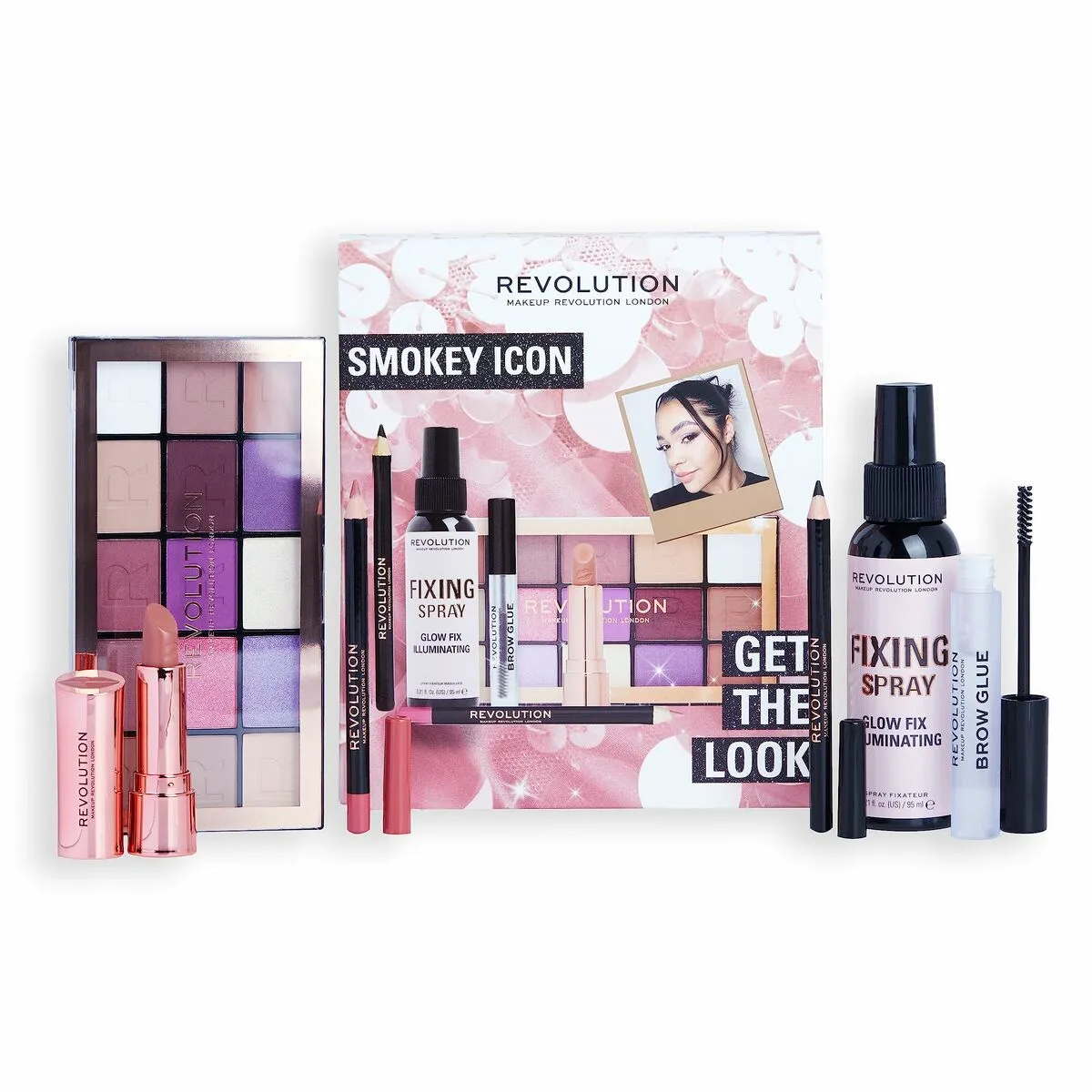 Set da Trucco Revolution Make Up Smokey Icon 6 Pezzi