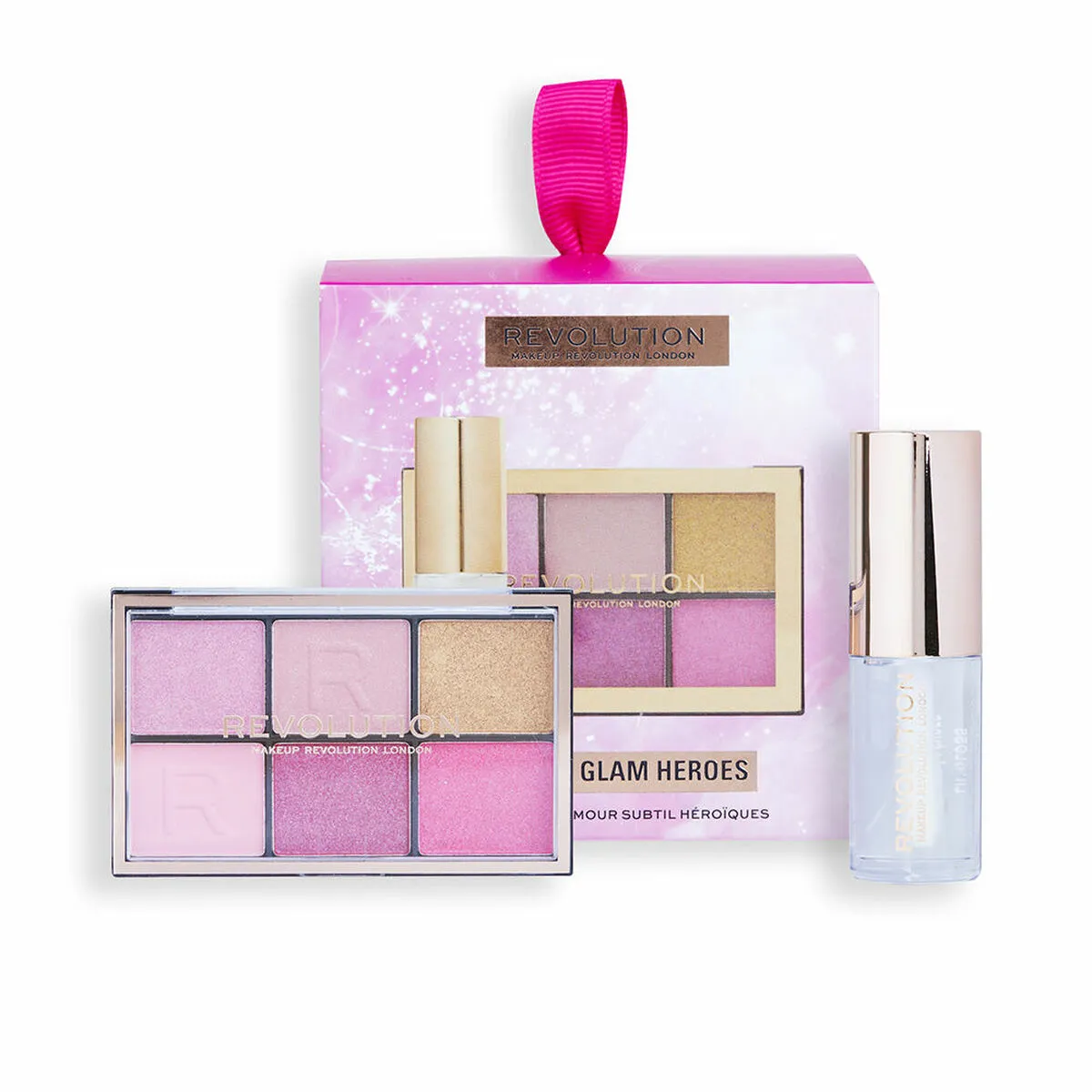 Set da Trucco Revolution Make Up Glam Heroes Lote 2 Pezzi