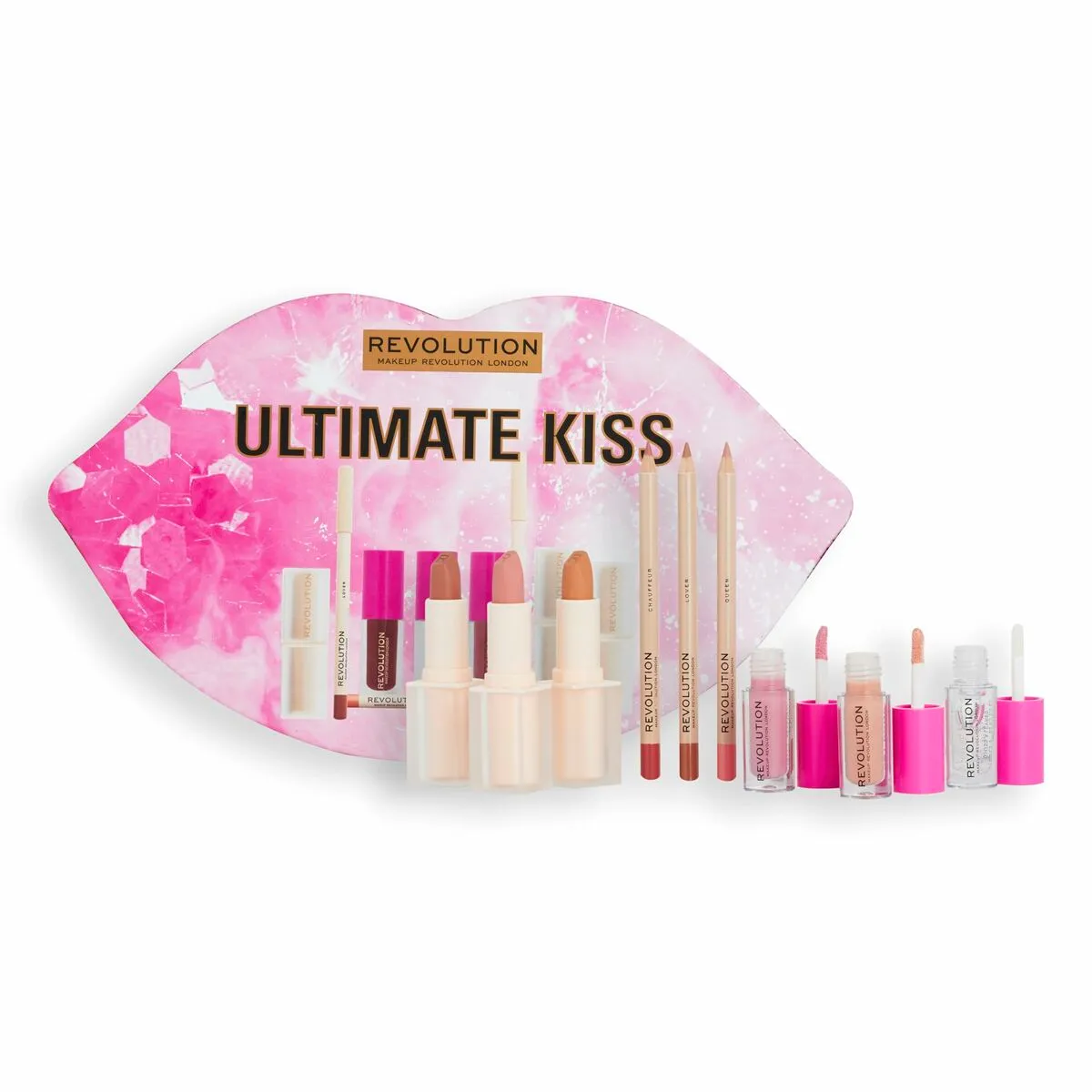 Set da Trucco Revolution Make Up Ultimate Kiss 9 Pezzi