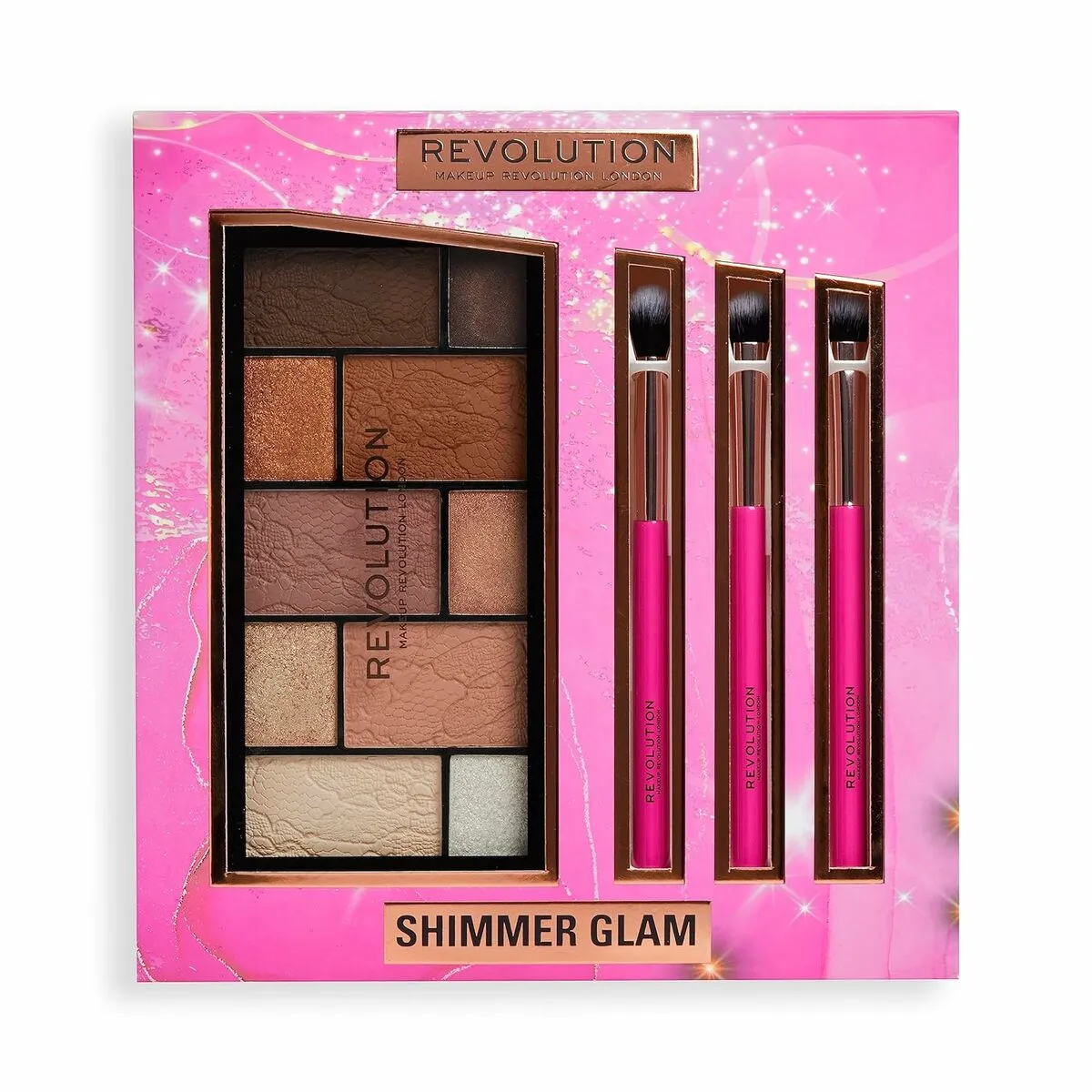 Set da Trucco Revolution Make Up Shimmer Glam 4 Pezzi