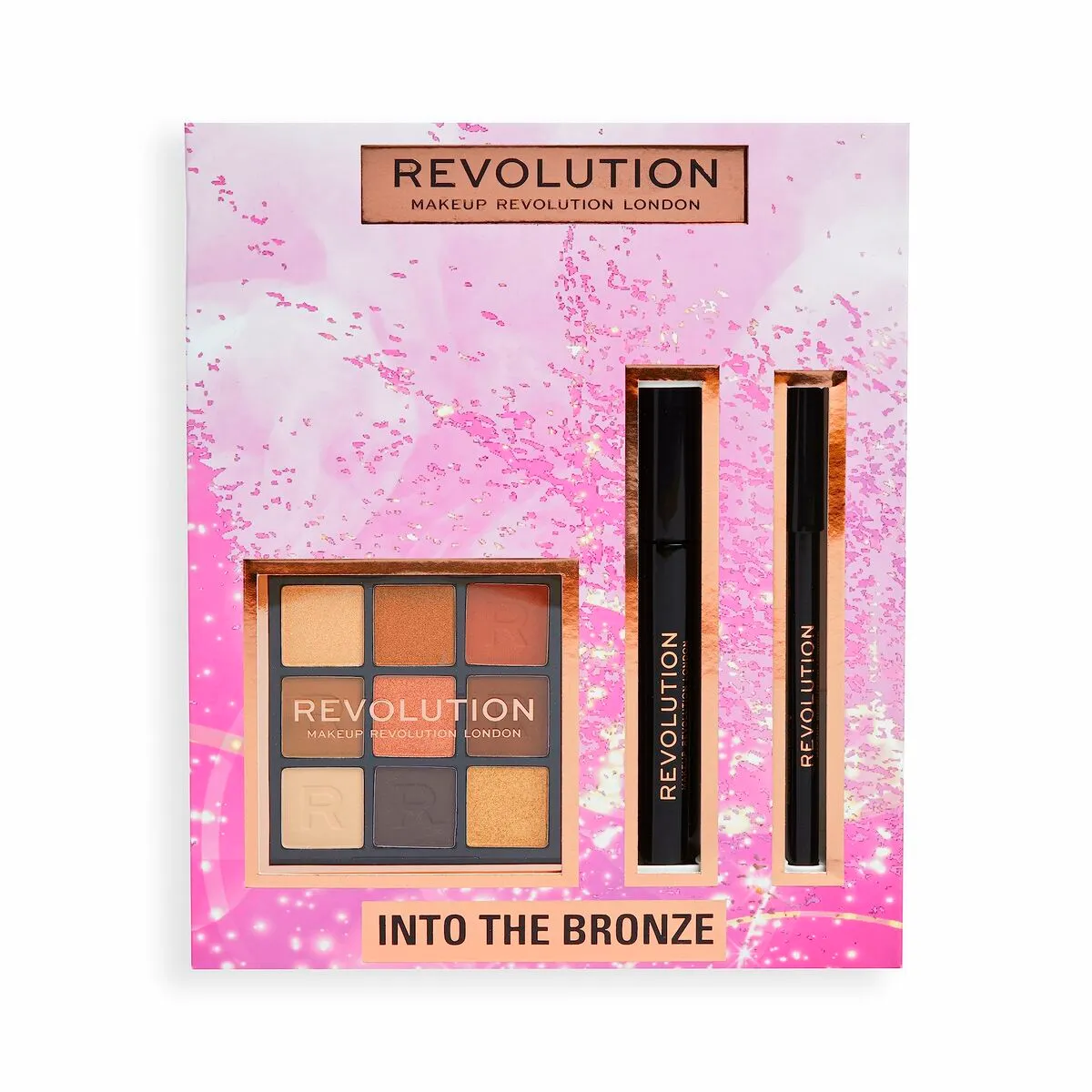 Set da Trucco Revolution Make Up Into The Bronze 3 Pezzi