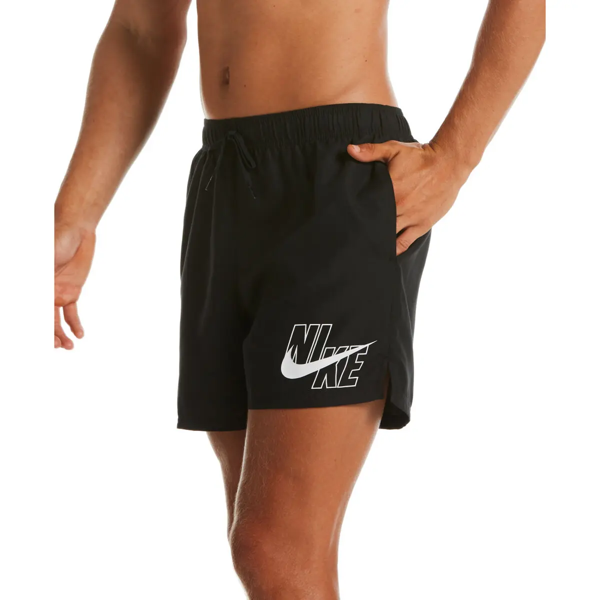 Costume da Bagno Uomo Nike Lap 5 NESSA566 001 Nero