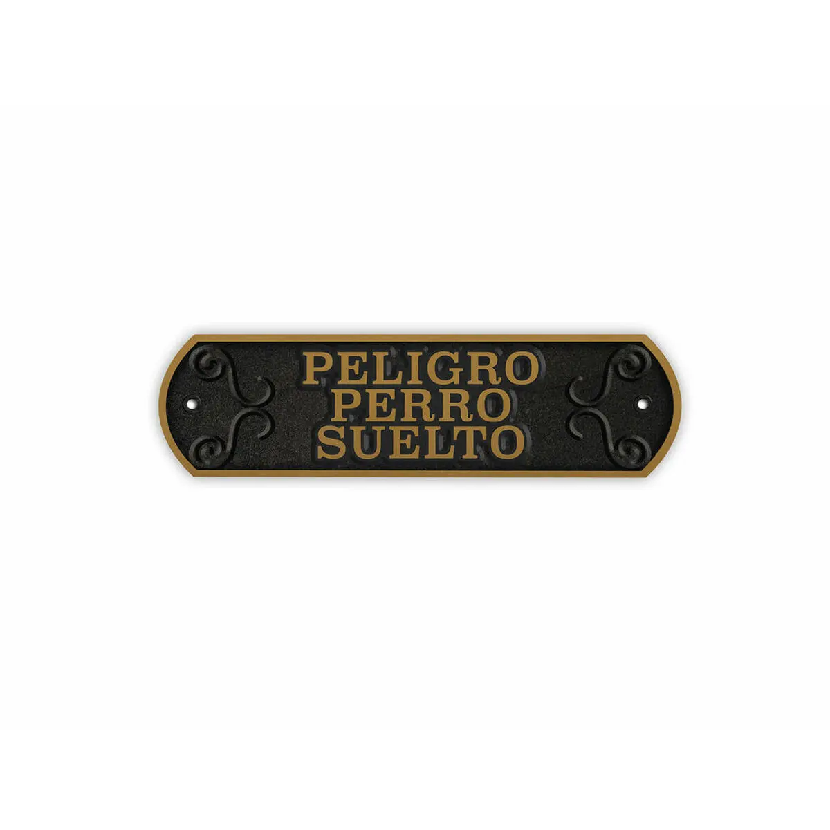 Distintivo Magnet & Steel Peligro perro Suelto 24 x 7,2 cm