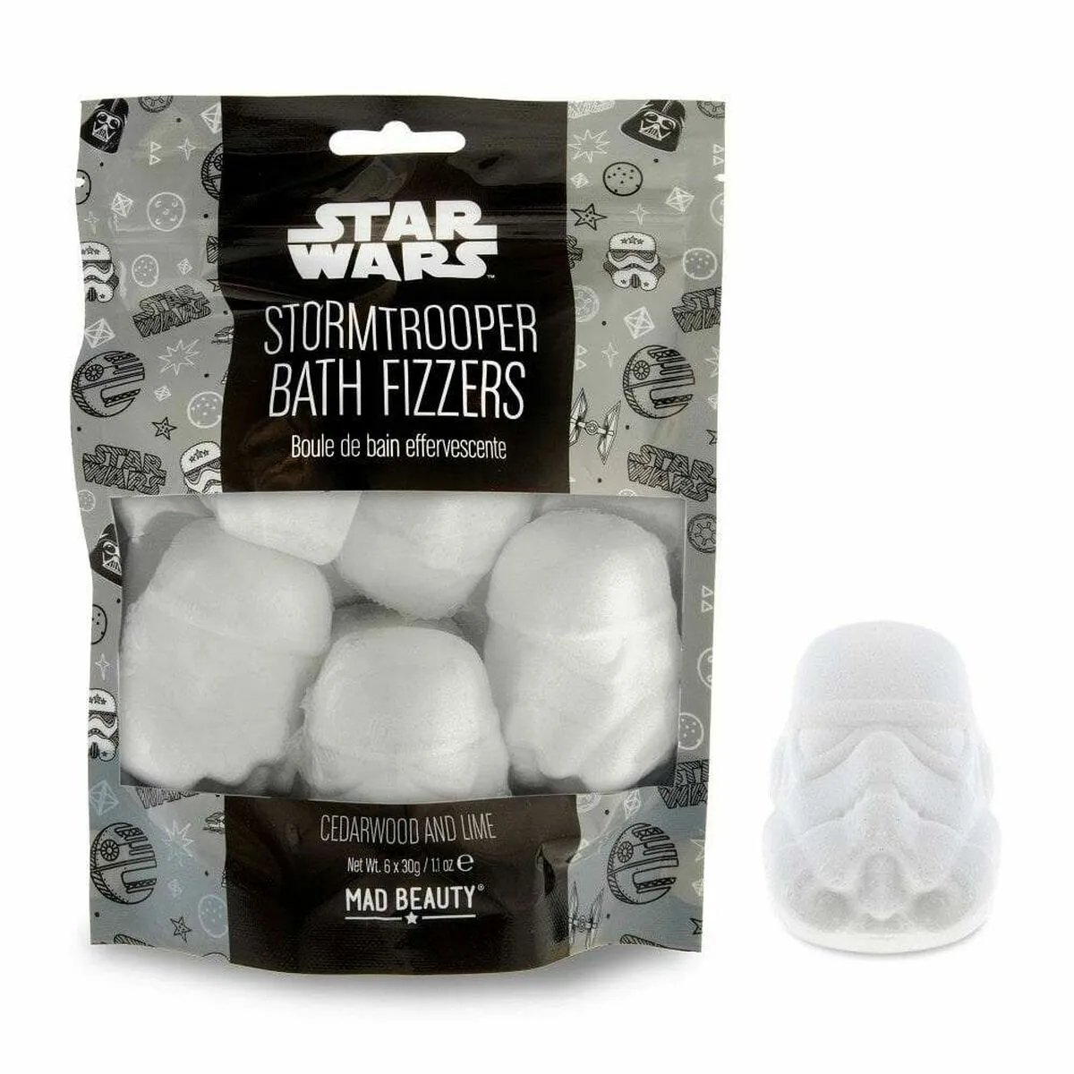 Bomba da Bagno Mad Beauty Star Wars Strom Trooper (6 x 30 g)