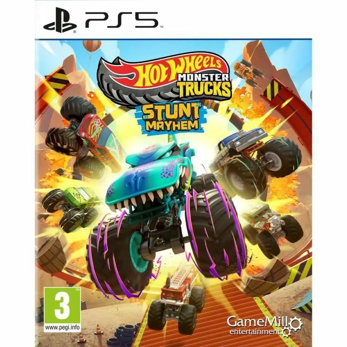 Videogioco PlayStation 5 Just For Games Hot Wheels Monster Trucks Stunt Mayhem