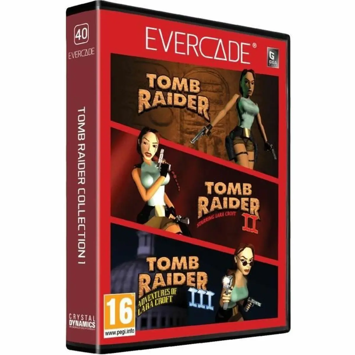 Cartuccia Dati Just For Games Evercade Tomb Raider Collection 1