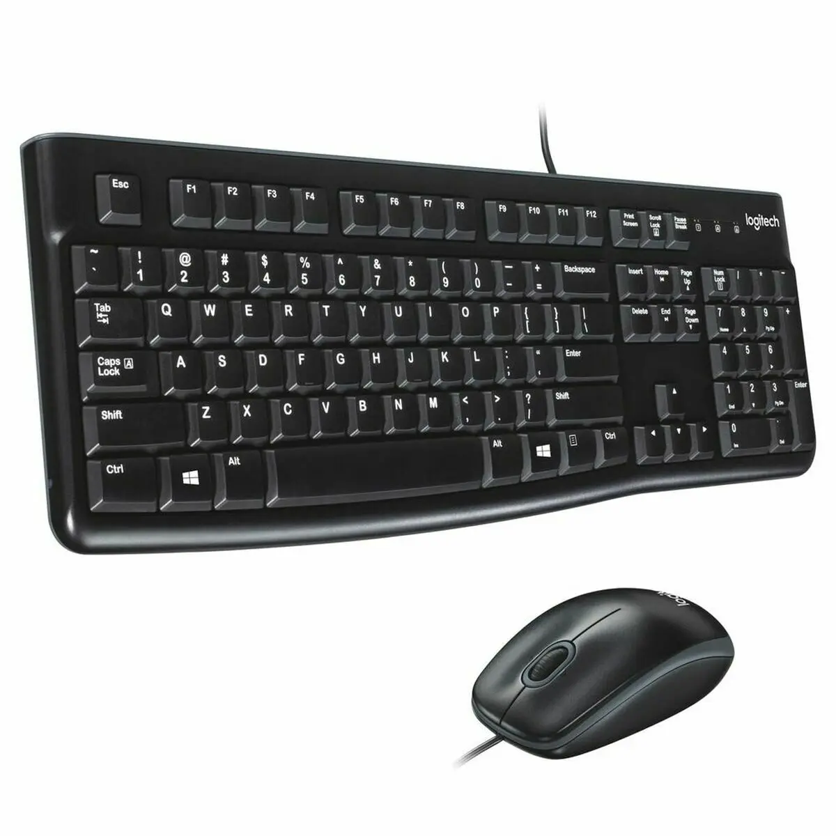 Tastiera Logitech Desktop MK120 QWERTY Nero portoghese