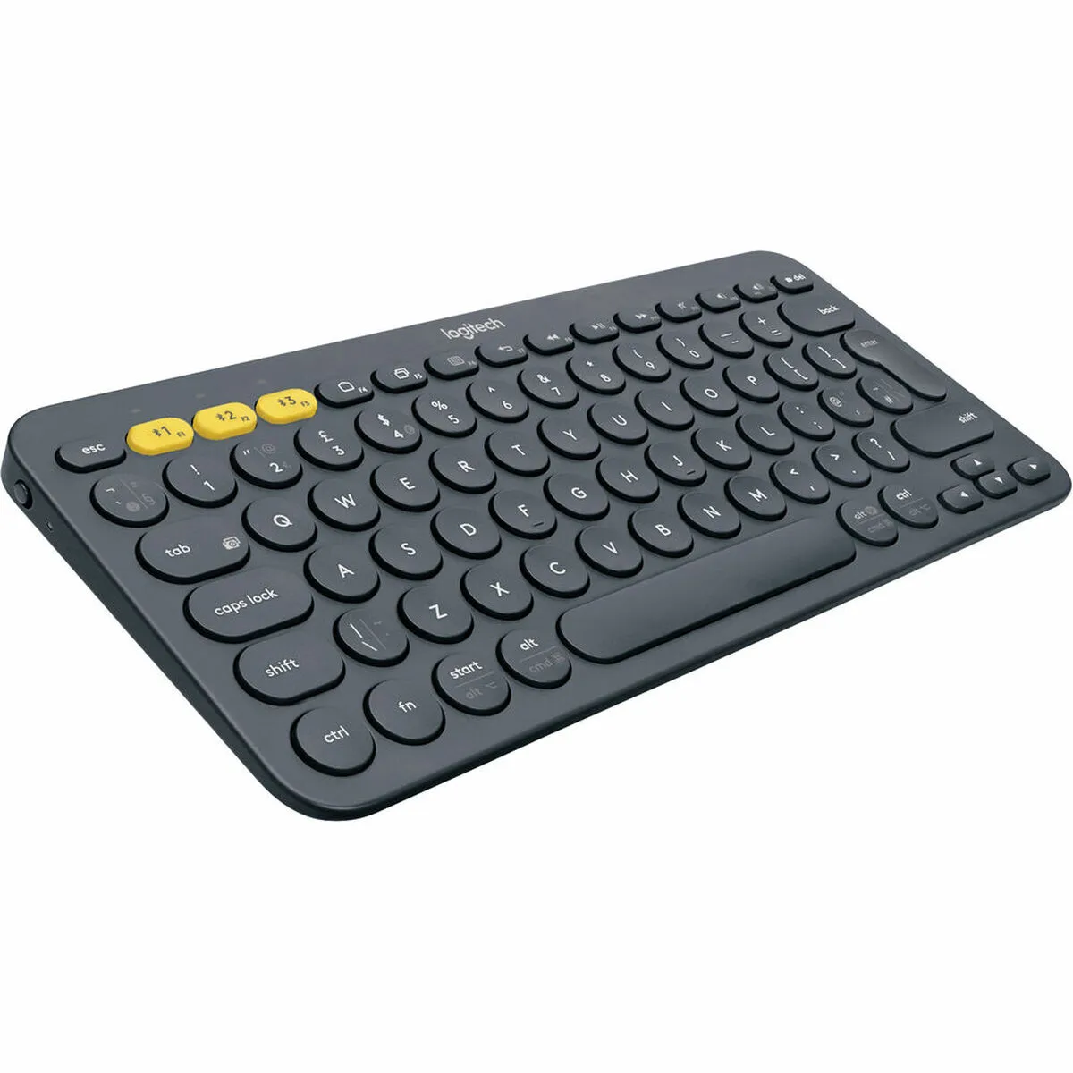 Tastiera Logitech 920-007576 Nero Grigio Grigio scuro Qwerty in Spagnolo