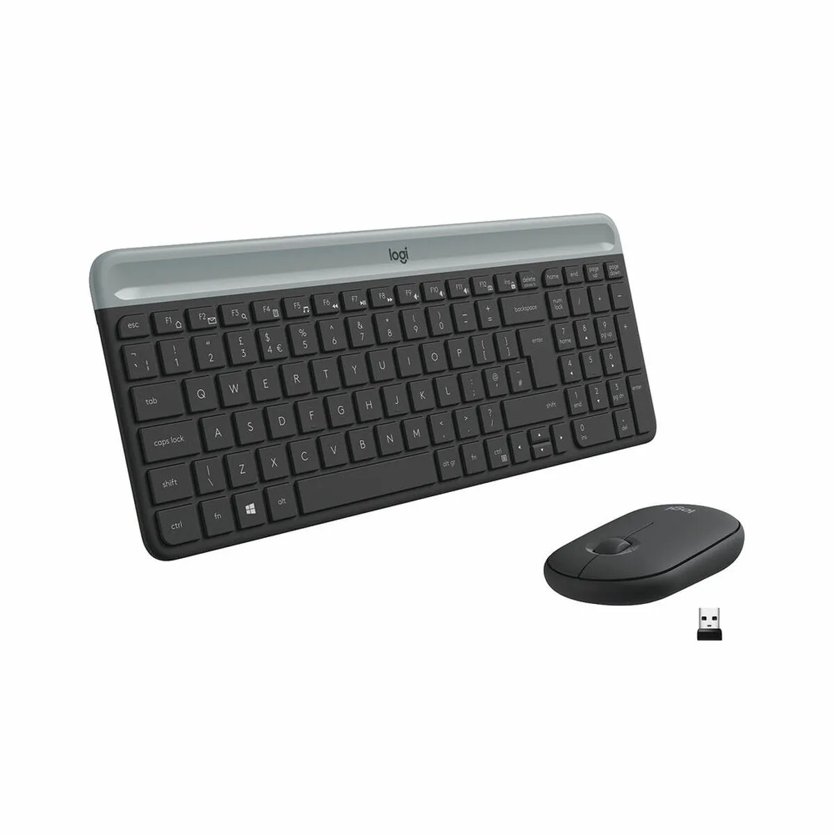 Tastiera e Mouse Logitech 920-009198 Nero Grigio Grafite Qwerty in Spagnolo